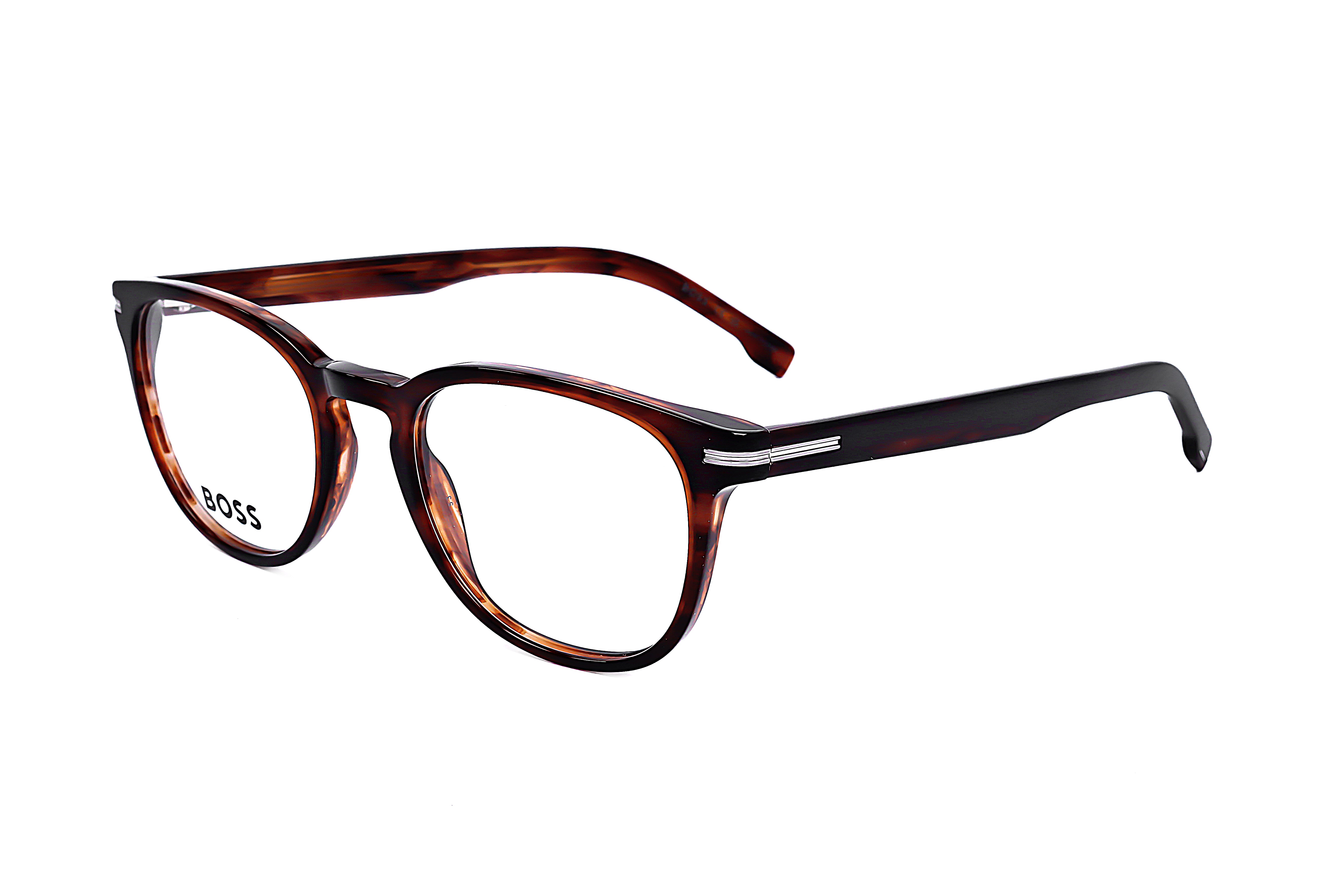 Hugo Boss Men's 51mm Brown Horn Eyeglasses BOSS1601-EX4-51