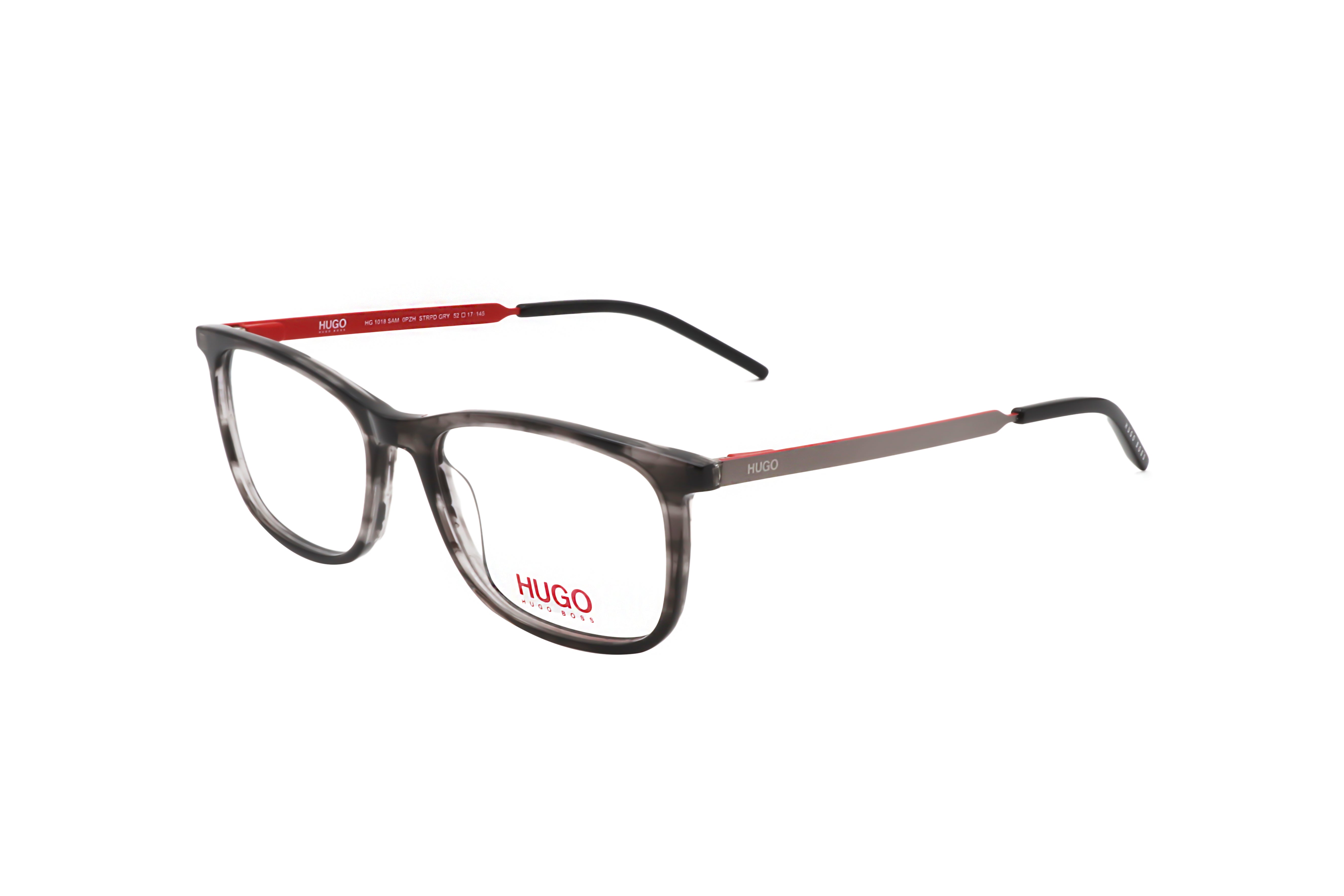 Hugo Boss Men's 52mm Striped Grey Eyeglasses HG1018SAM-PZH-52