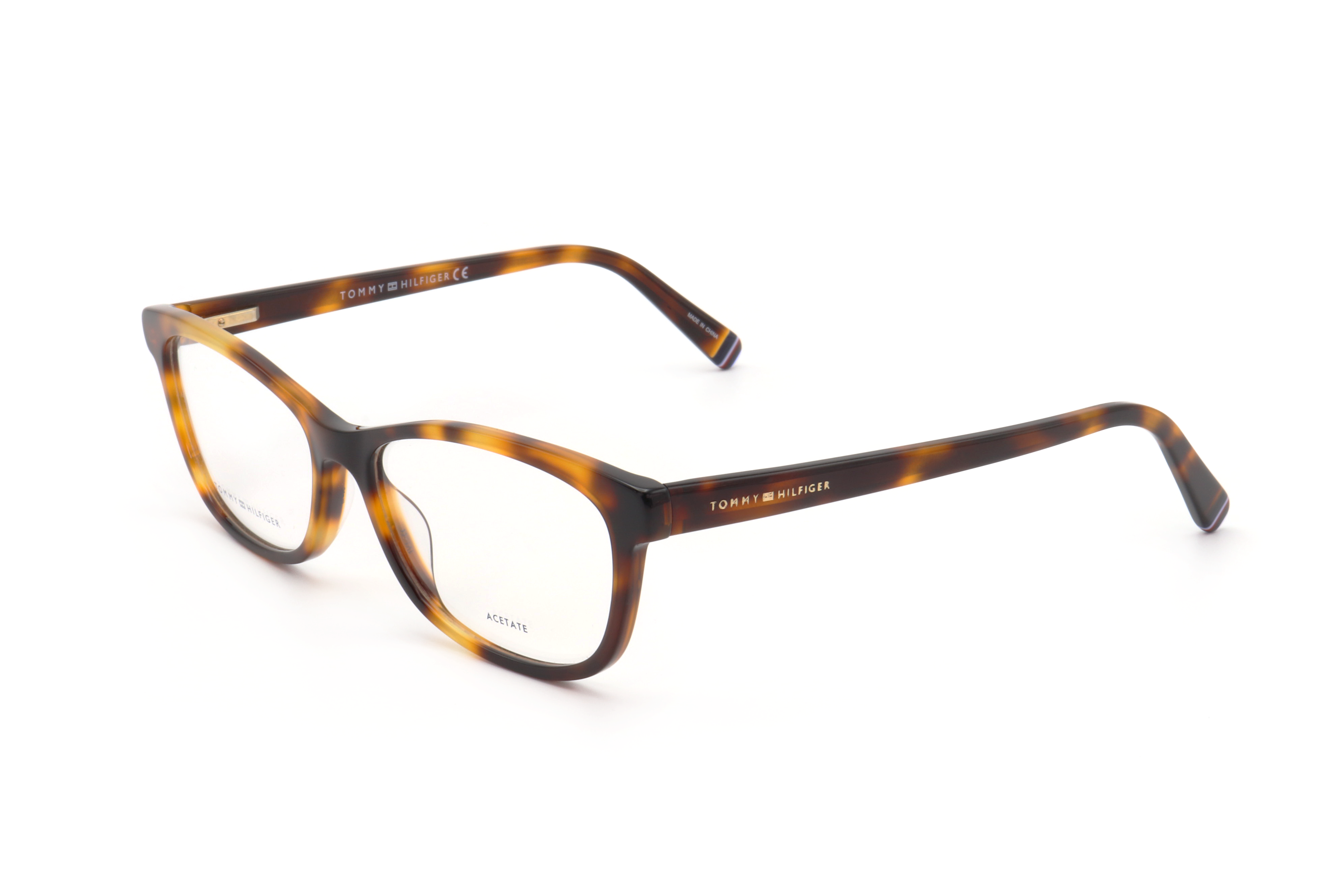 Tommy Hilfiger Women's 54mm Havana Yellow Eyeglasses TH1682-086-54