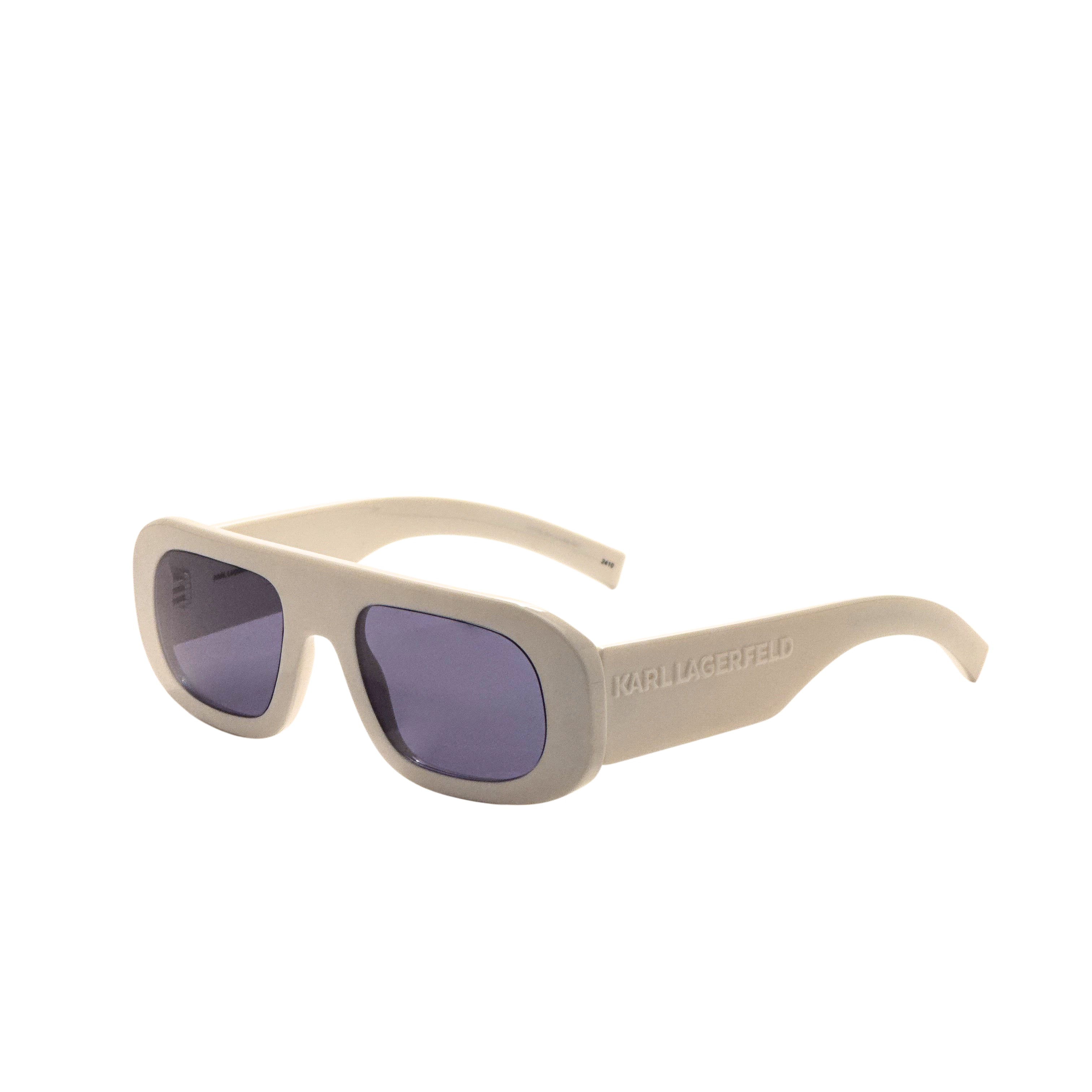 Karl Lagerfeld Men's 52mm White Sunglasses KL6188S-105-52