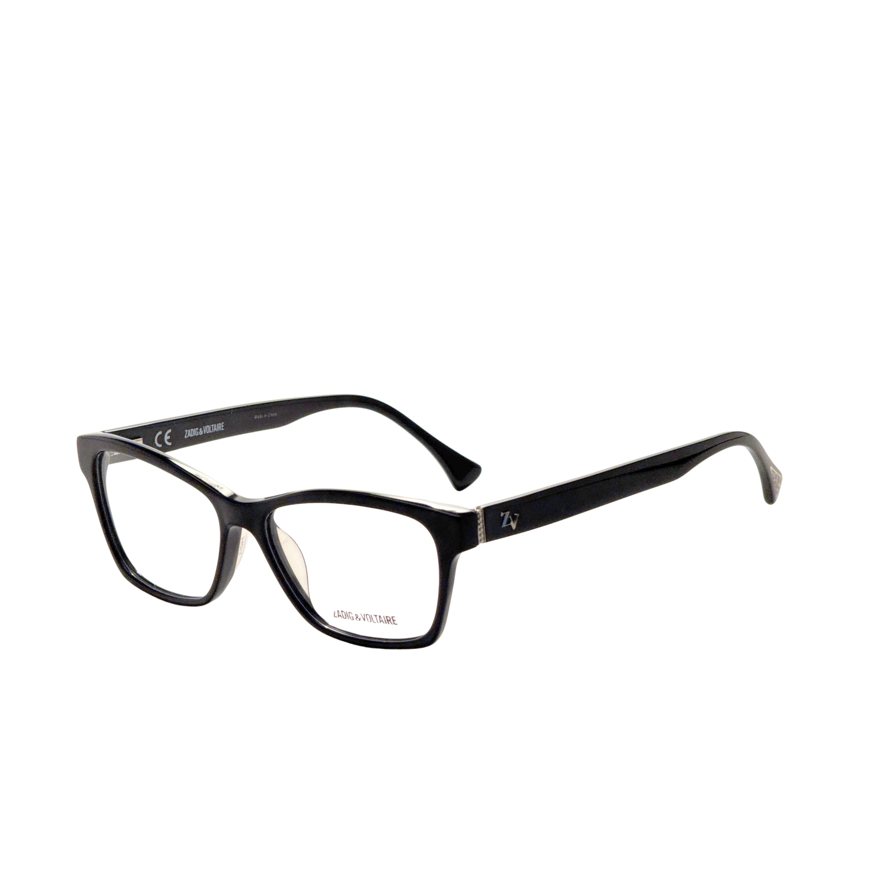 Zadig & Voltaire Unisex 54 mm Black Eyeglasses VZV012-540700