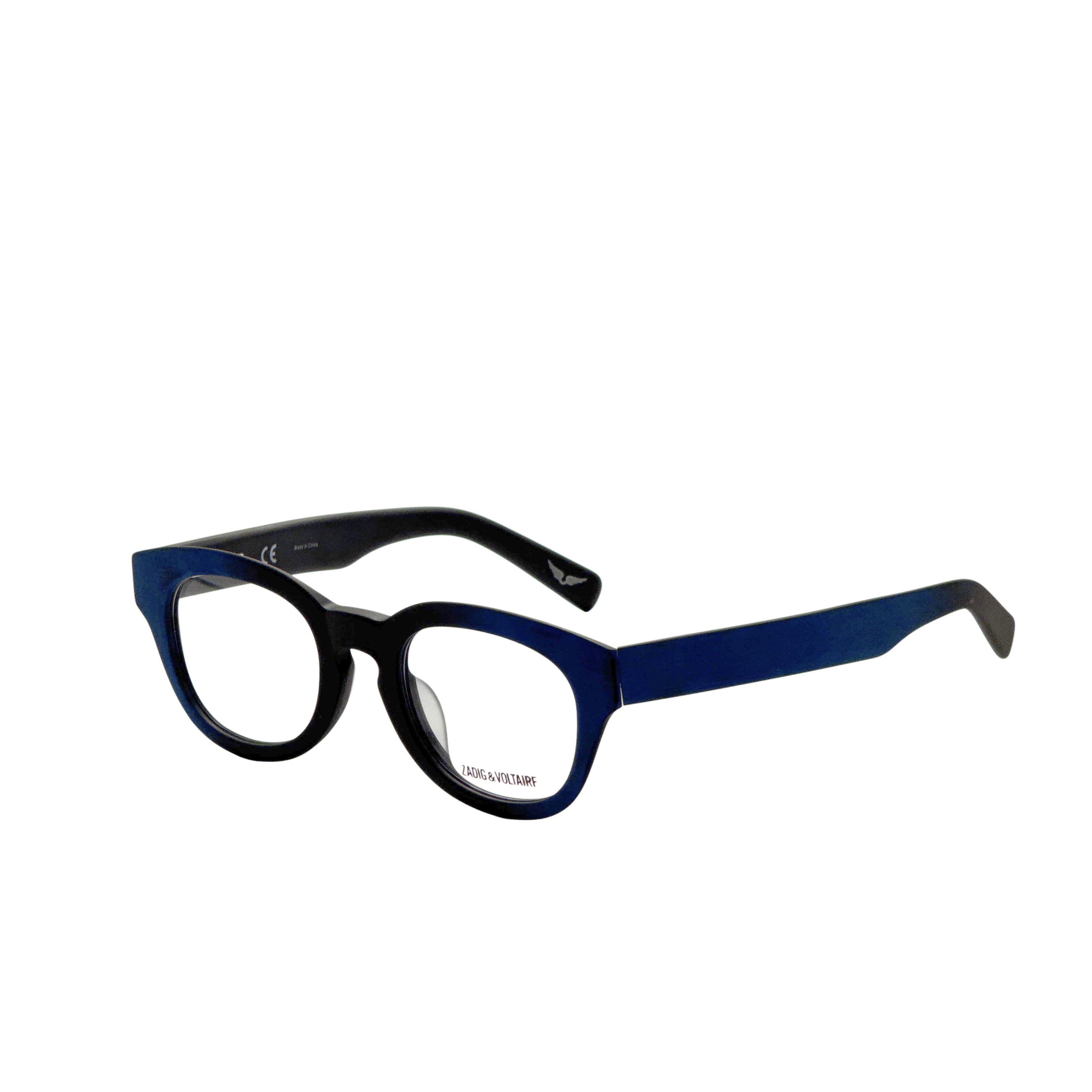 Zadig & Voltaire Unisex 48 mm Blue Eyeglasses VZV079-480GB8