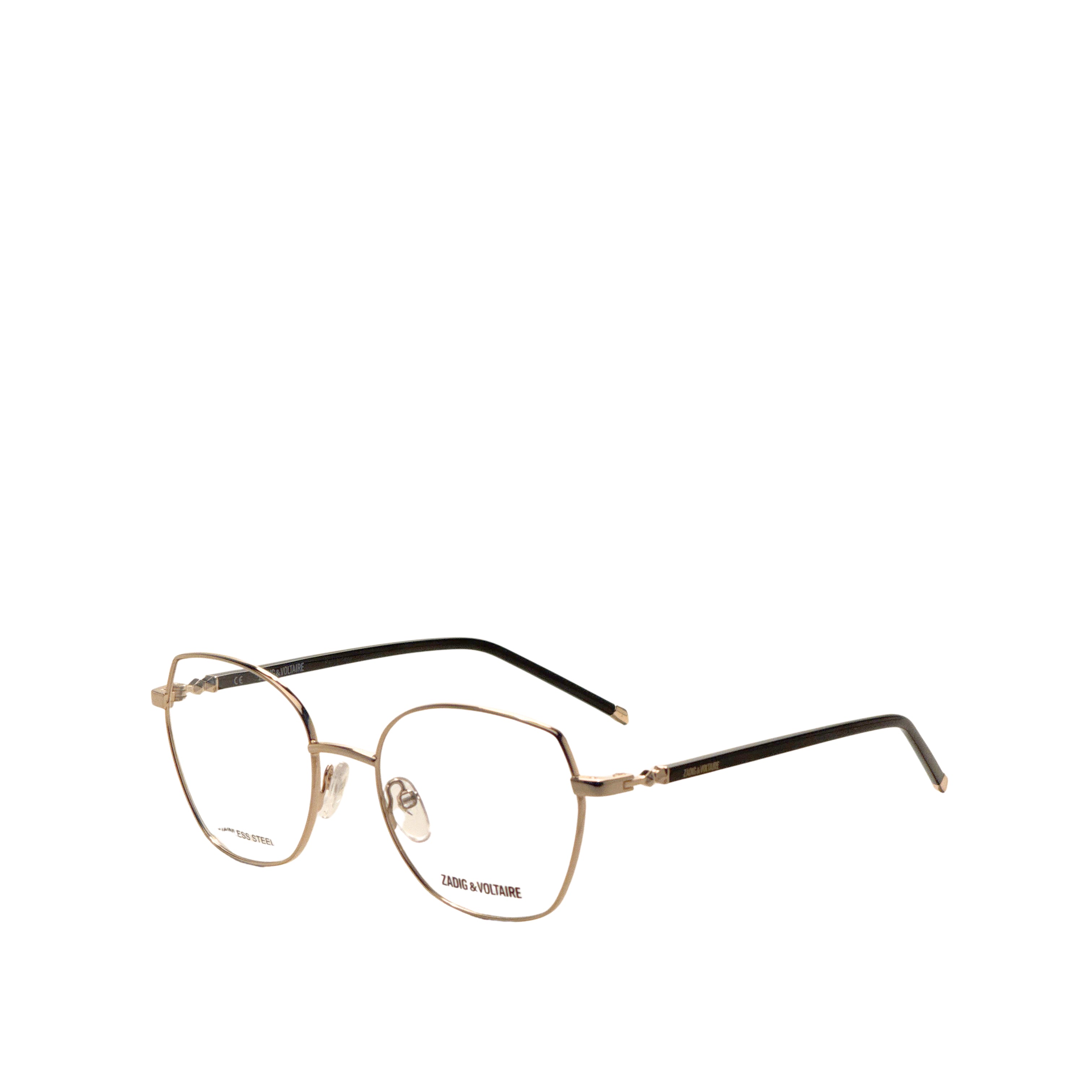 Zadig & Voltaire Women's 51 mm Rose Gold Eyeglasses VZV345-5108EH