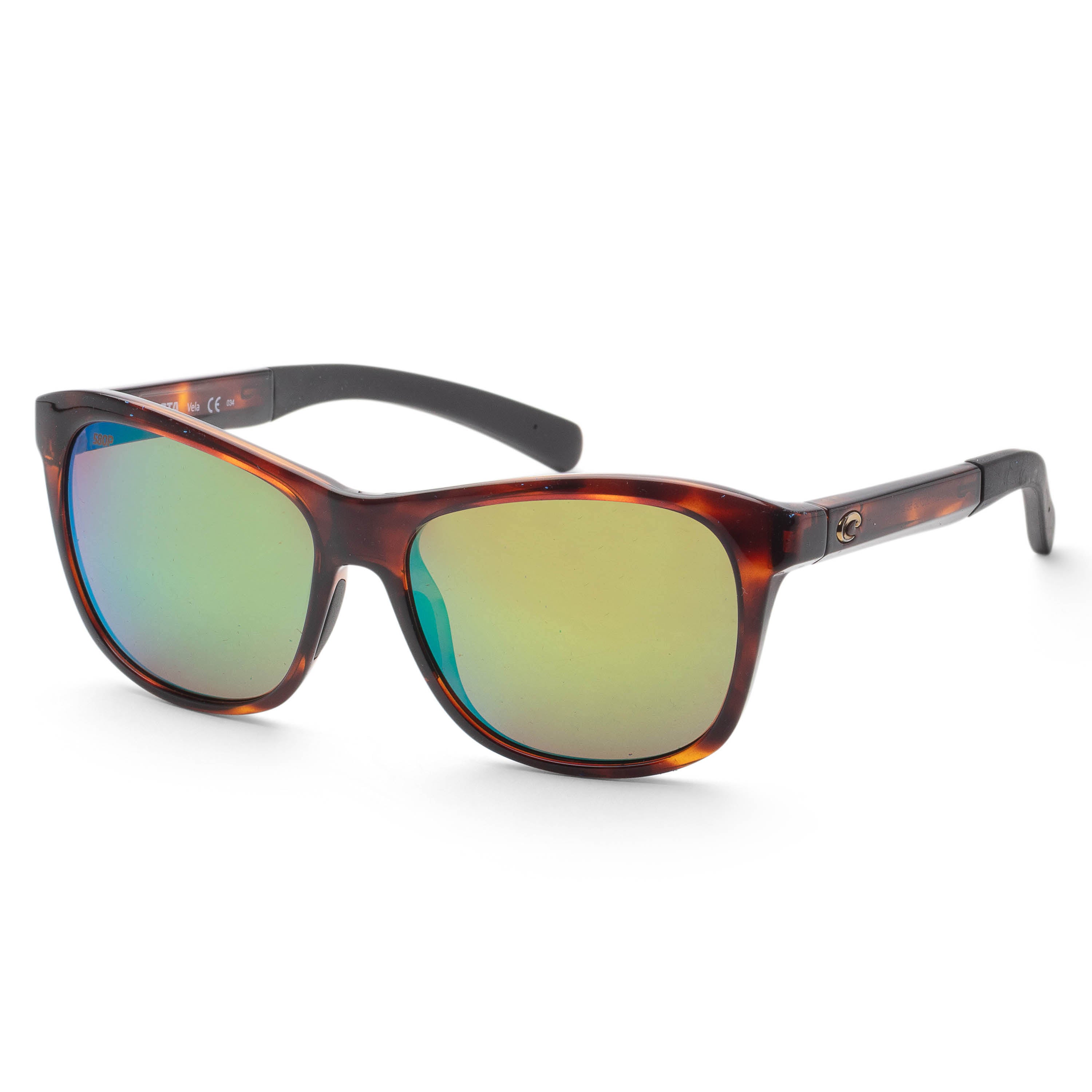 Costa del Mar Men's Vela 56mm Tortoise Polarized Sunglasses 6S9027-902706-56