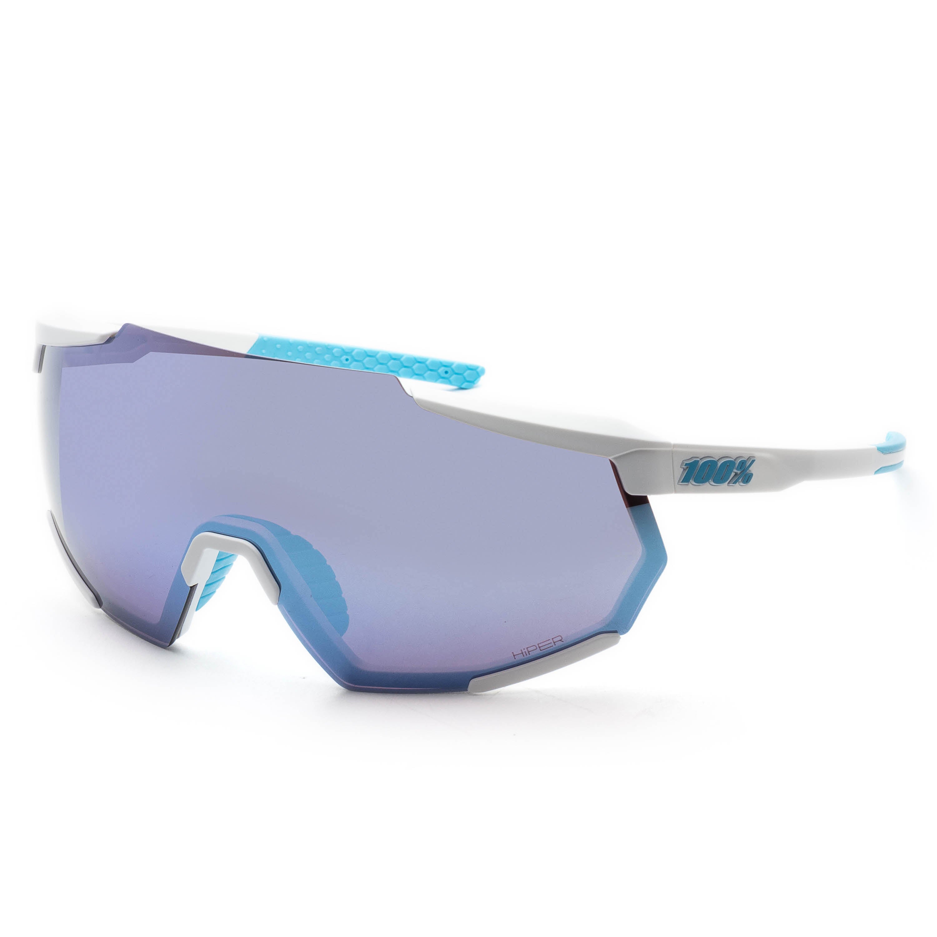 100 Percent Men's Racetrap 3.0 99mm White Cycling Sunglasses 60004-00007