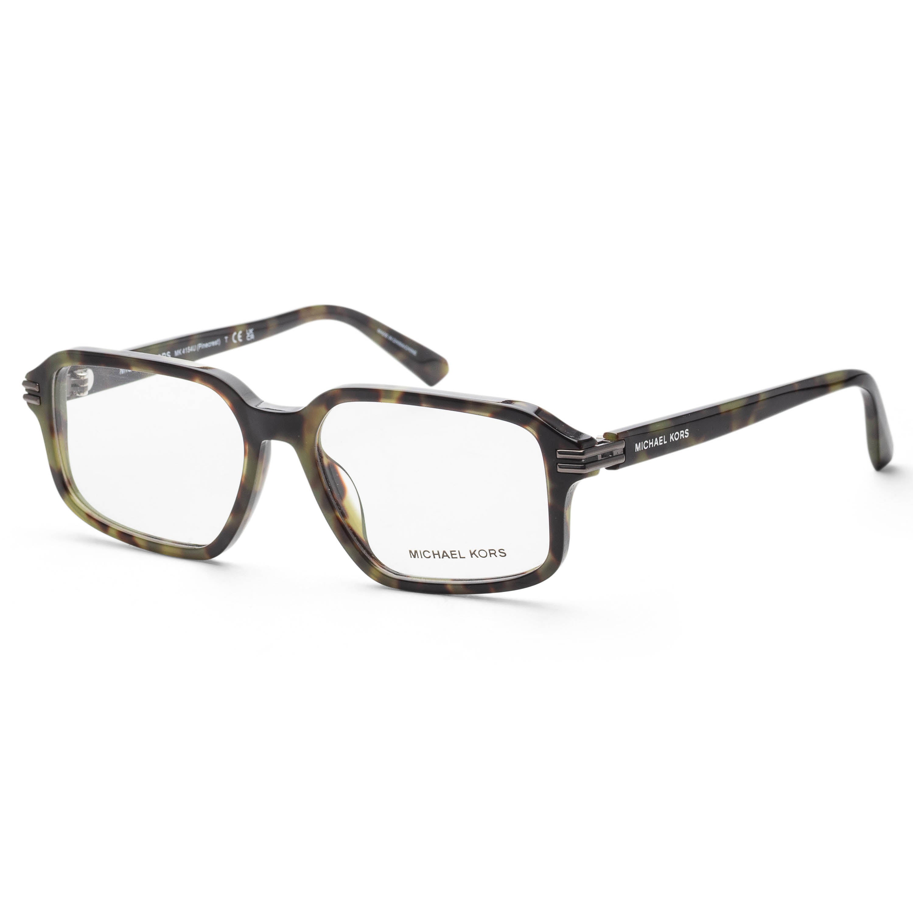Michael Kors Men's 56mm Olive Tortoise Eyeglasses MK4154U-3705-56
