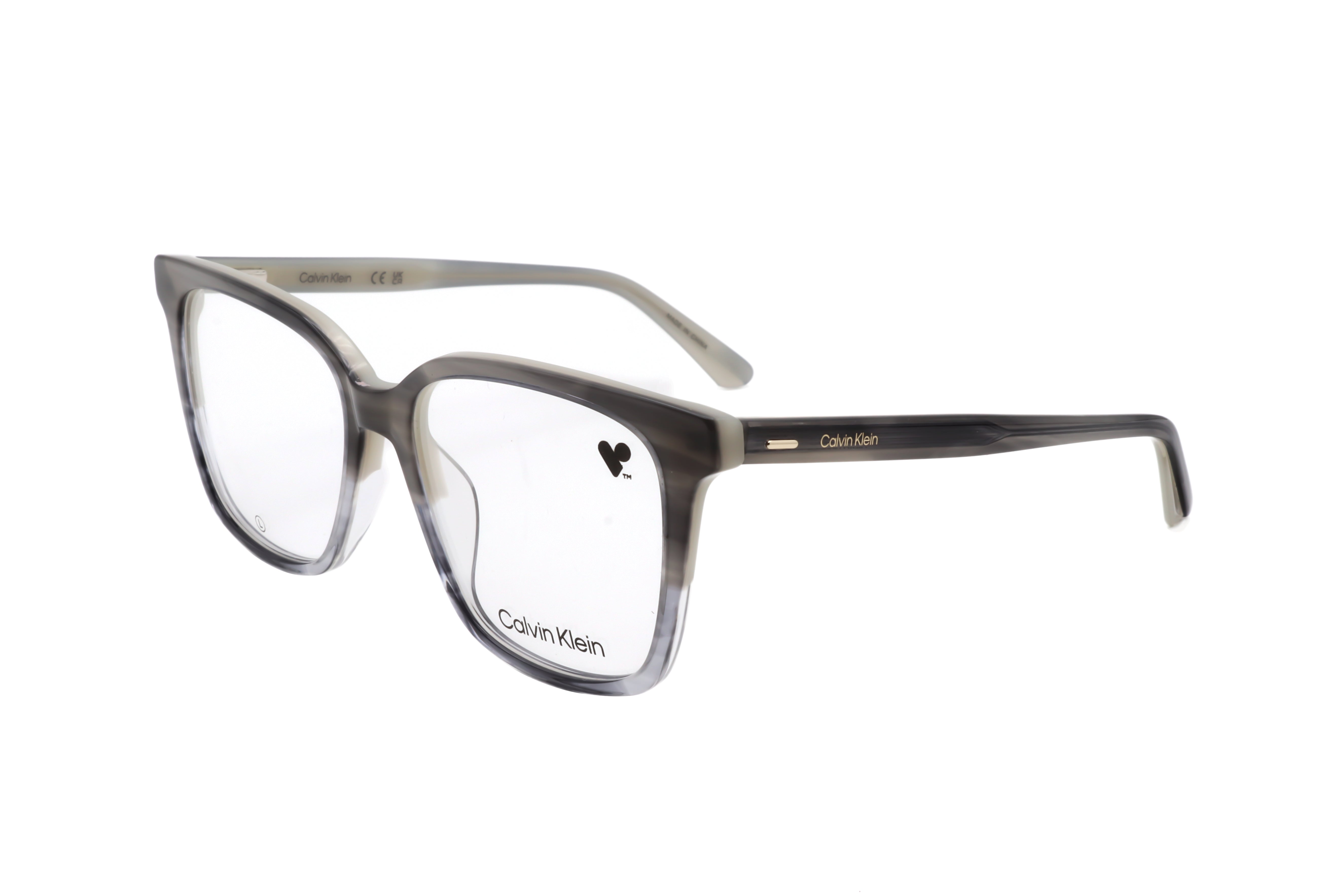 Calvin Klein Unisex 53mm Striped Grey Eyeglasses CK22540-023-53