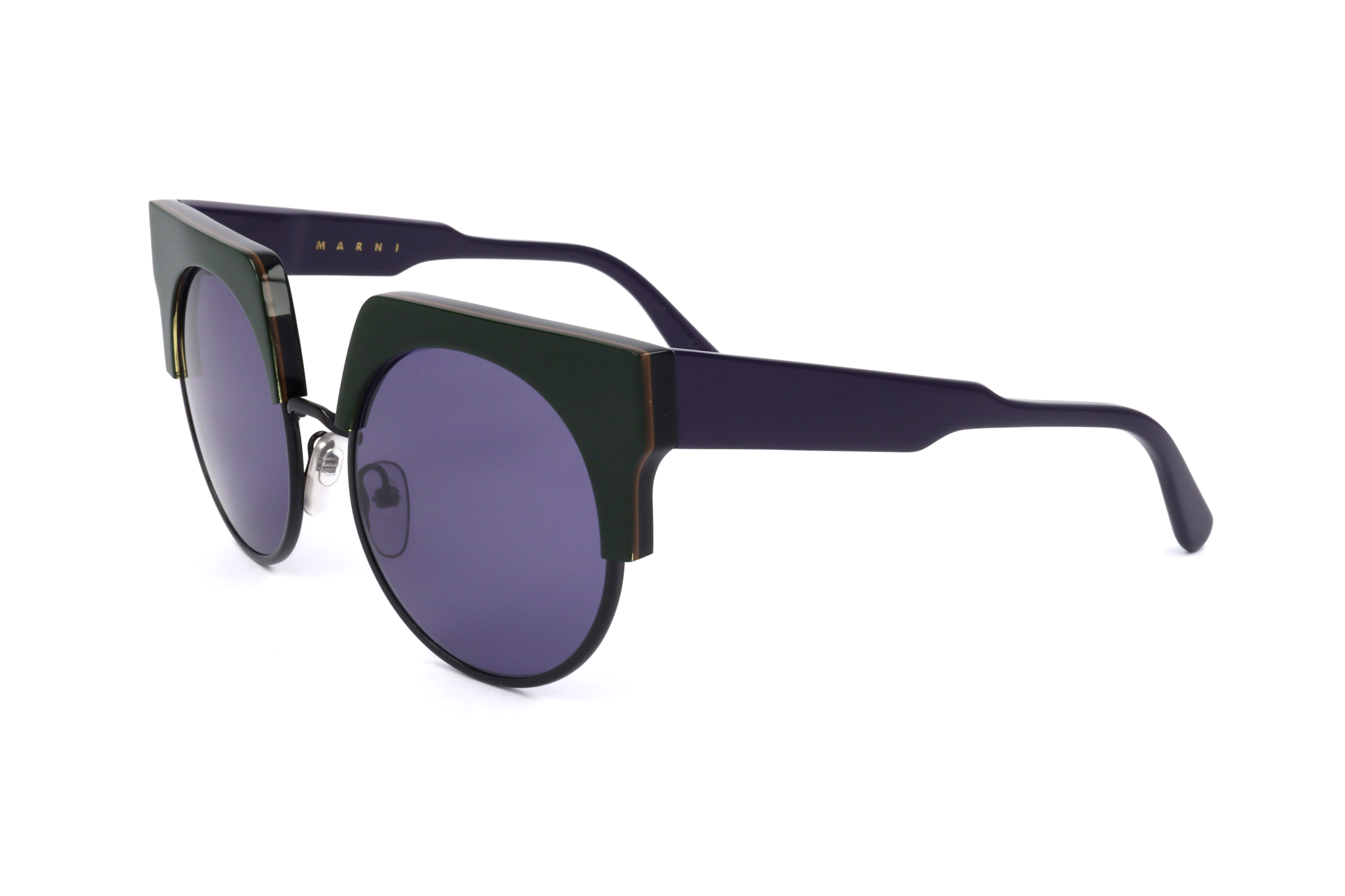 Marni Women's 53mm Green Black Sunglasses ME602S-319-53