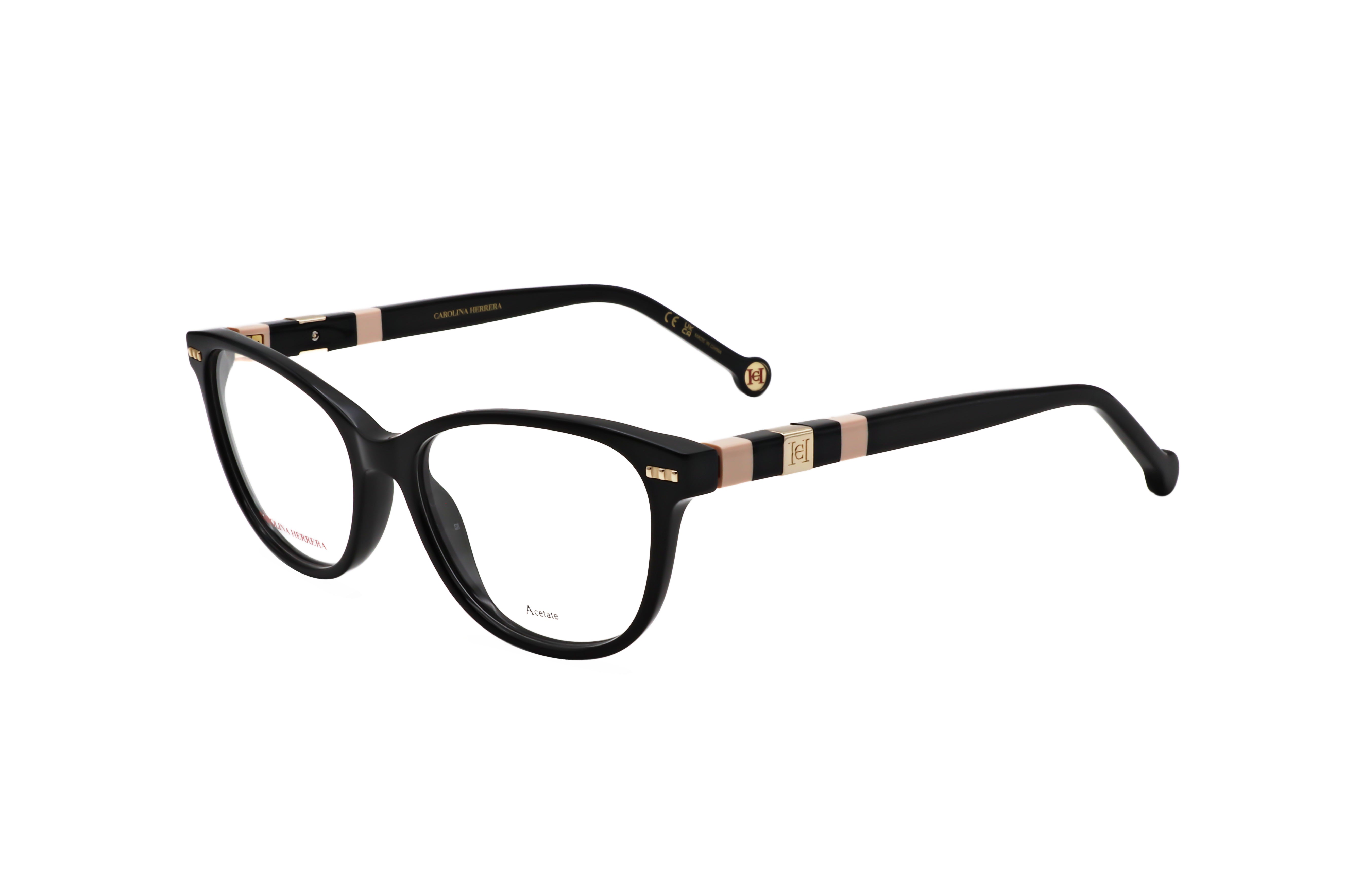 Carolina Herrera Women's 53mm Black Pink Eyeglasses CH0048-3H2-53