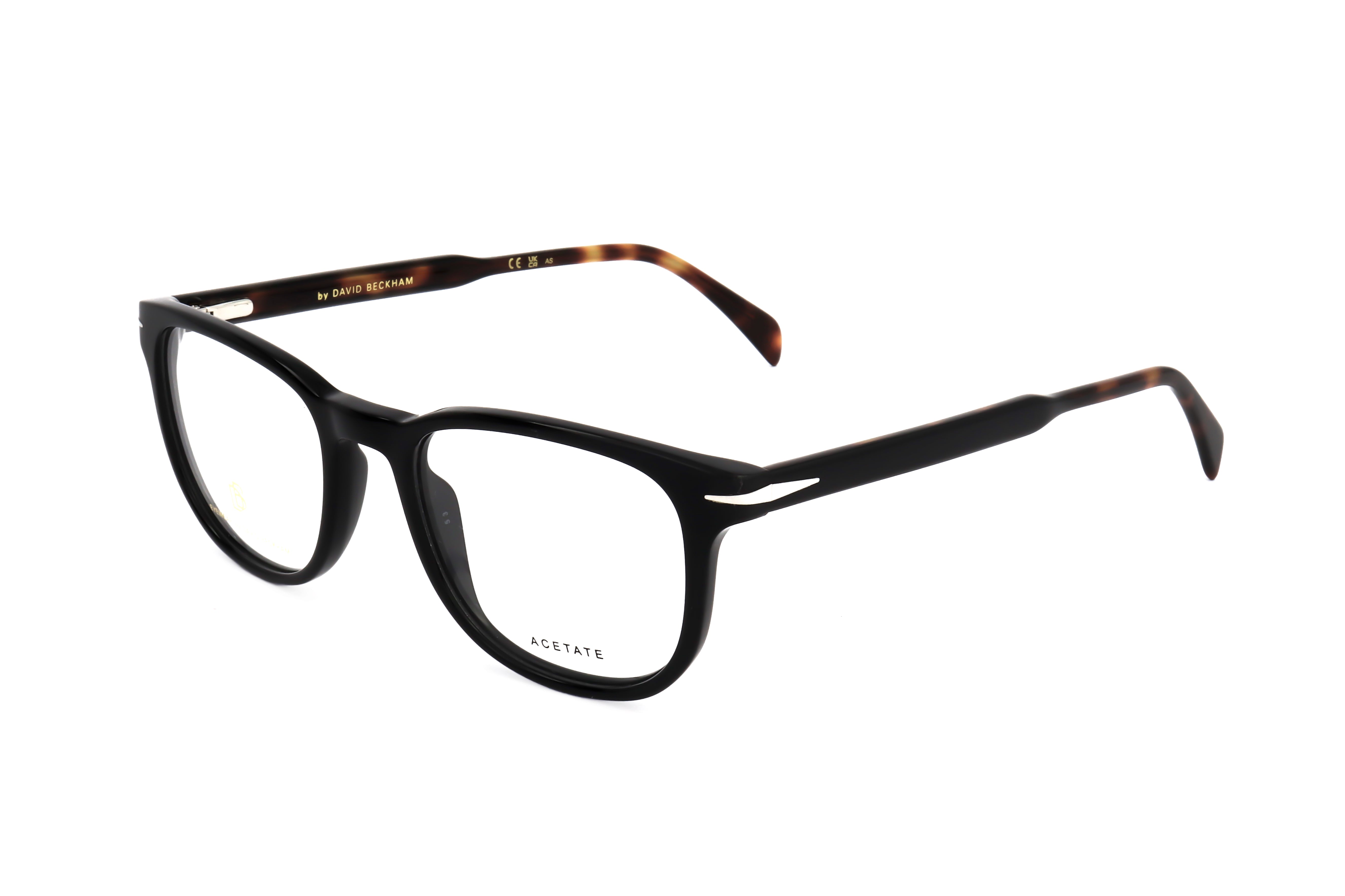 David Beckham Men's 50mm Black Havana Eyeglasses DB1123-WR7-50
