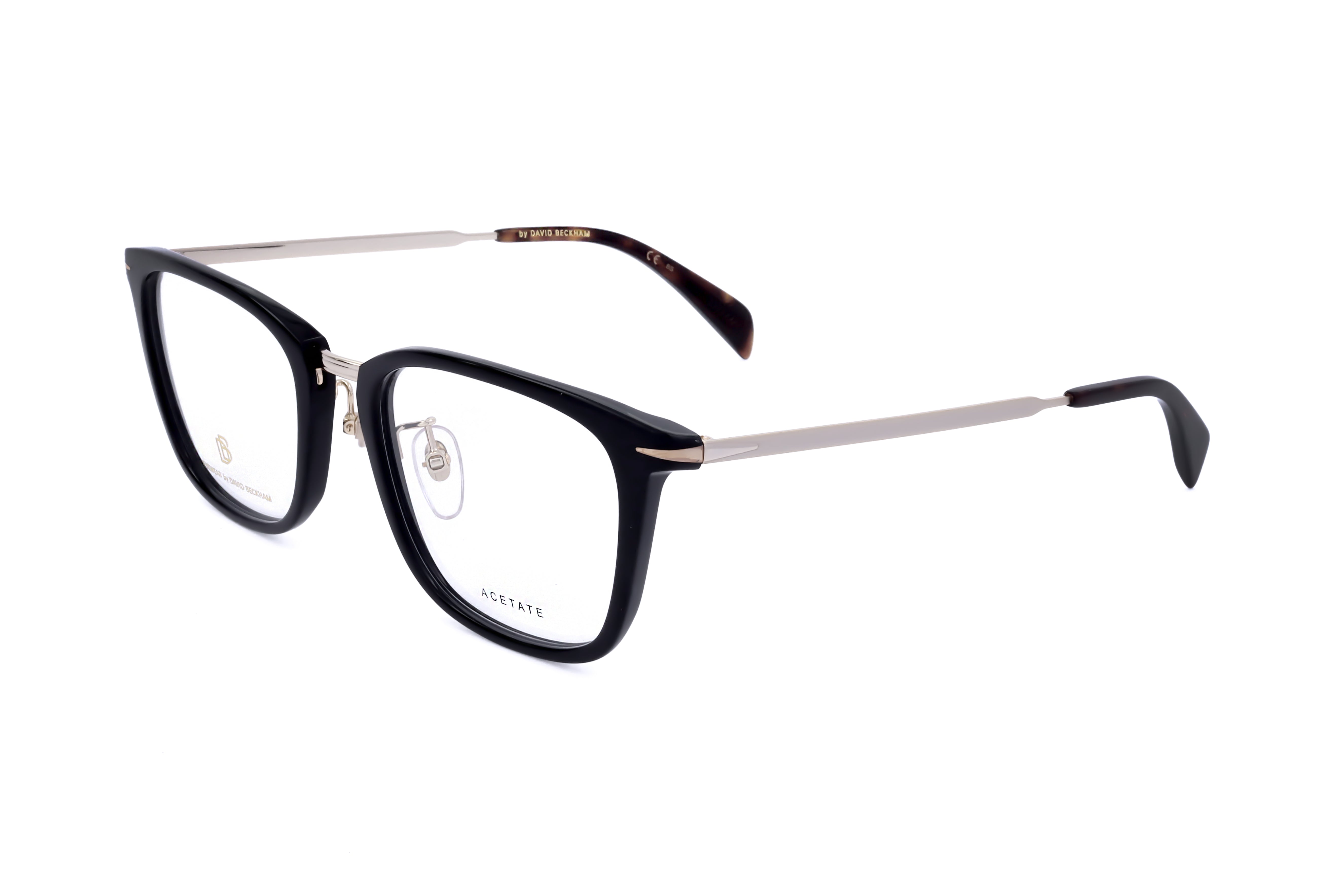 David Beckham Men's 53mm Black Gold Eyeglasses DB7060-F-2M2-53