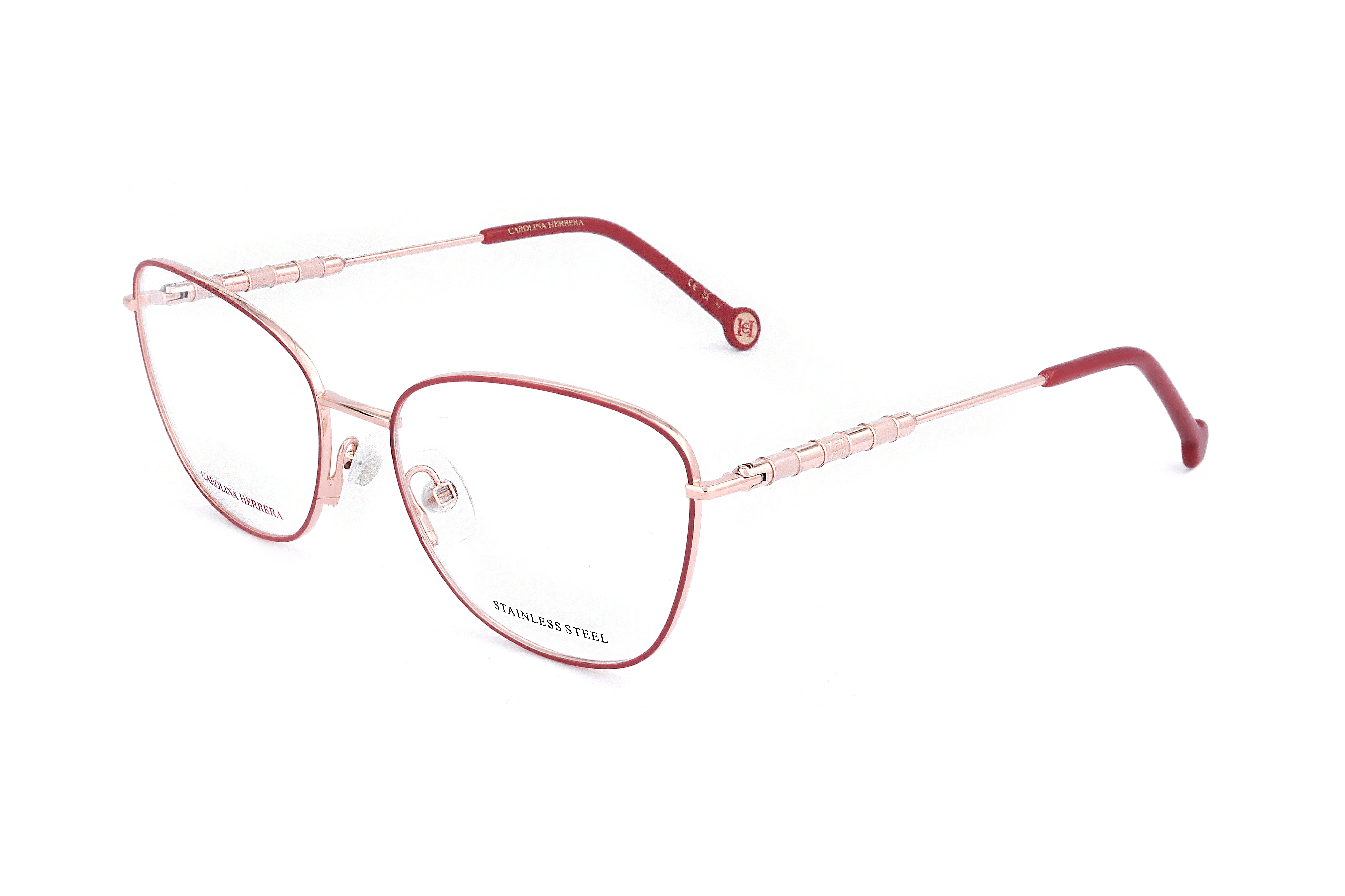 Carolina Herrera Women's 55mm Gold Red Eyeglasses HER0104-Y11-55