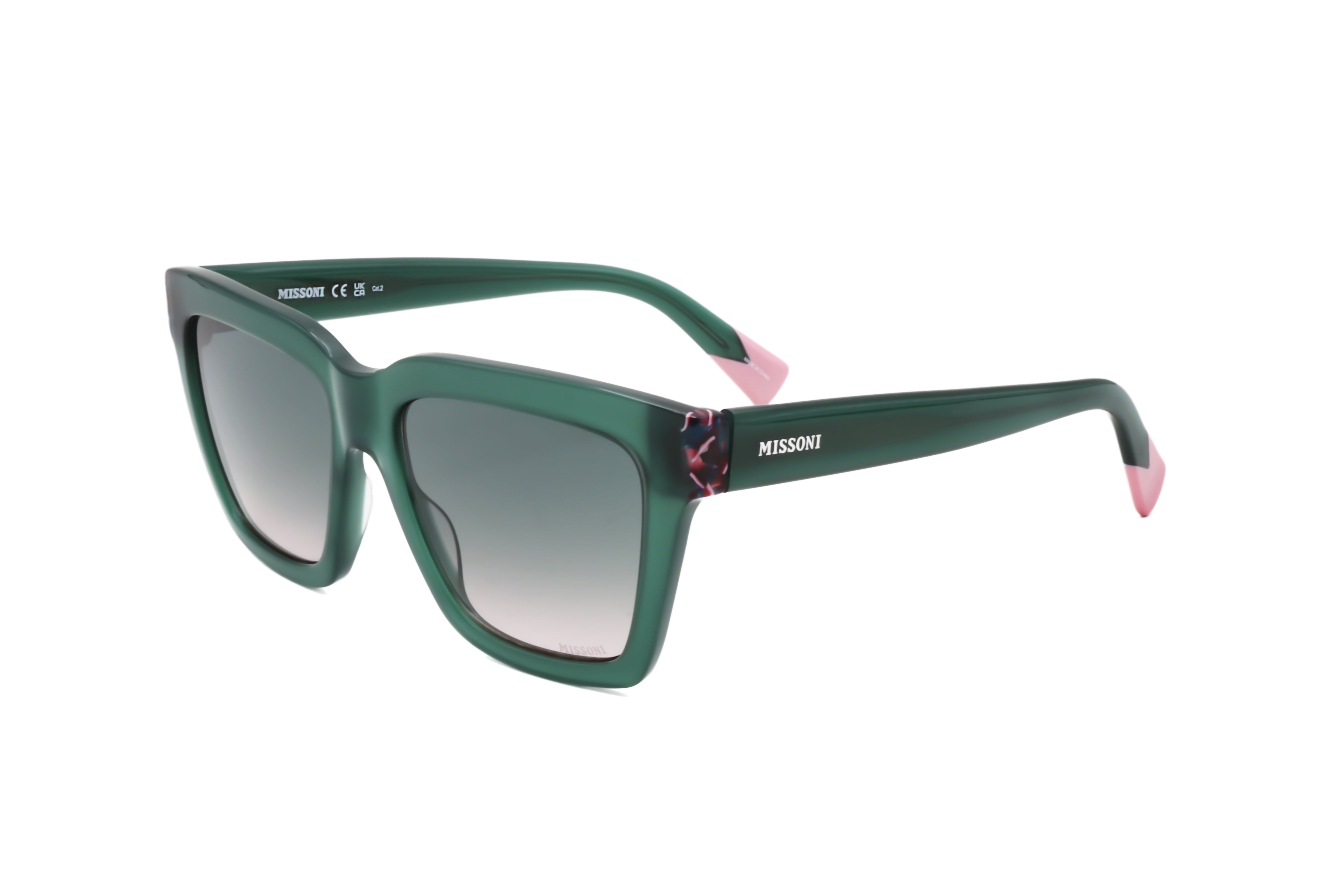 Missoni Women's 55mm Green Pink Sunglasses MIS0132-S-IWB-55