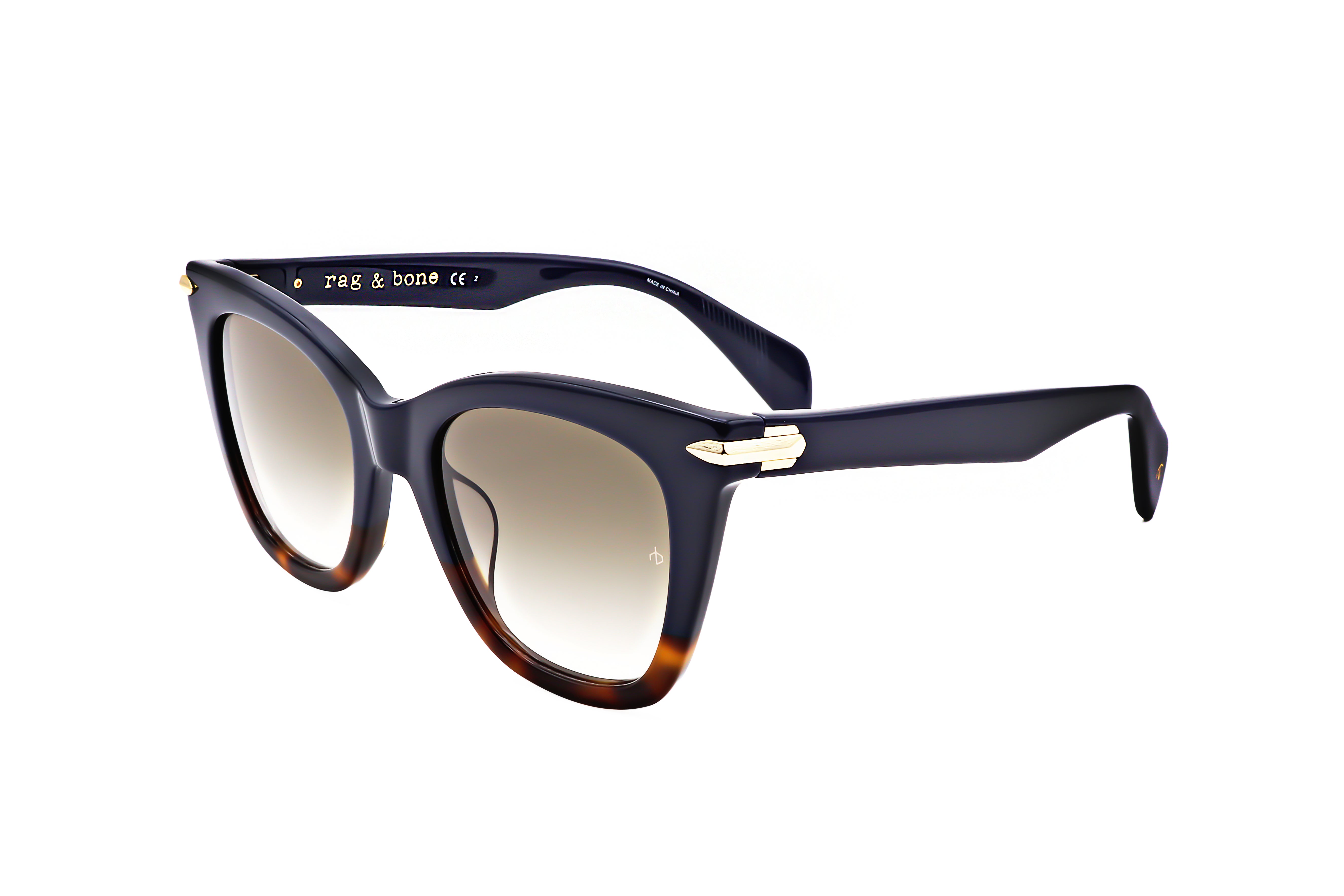 Rag & Bone Women's 52mm Blue Havana Sunglasses RNB1029-G-S-JBW-52