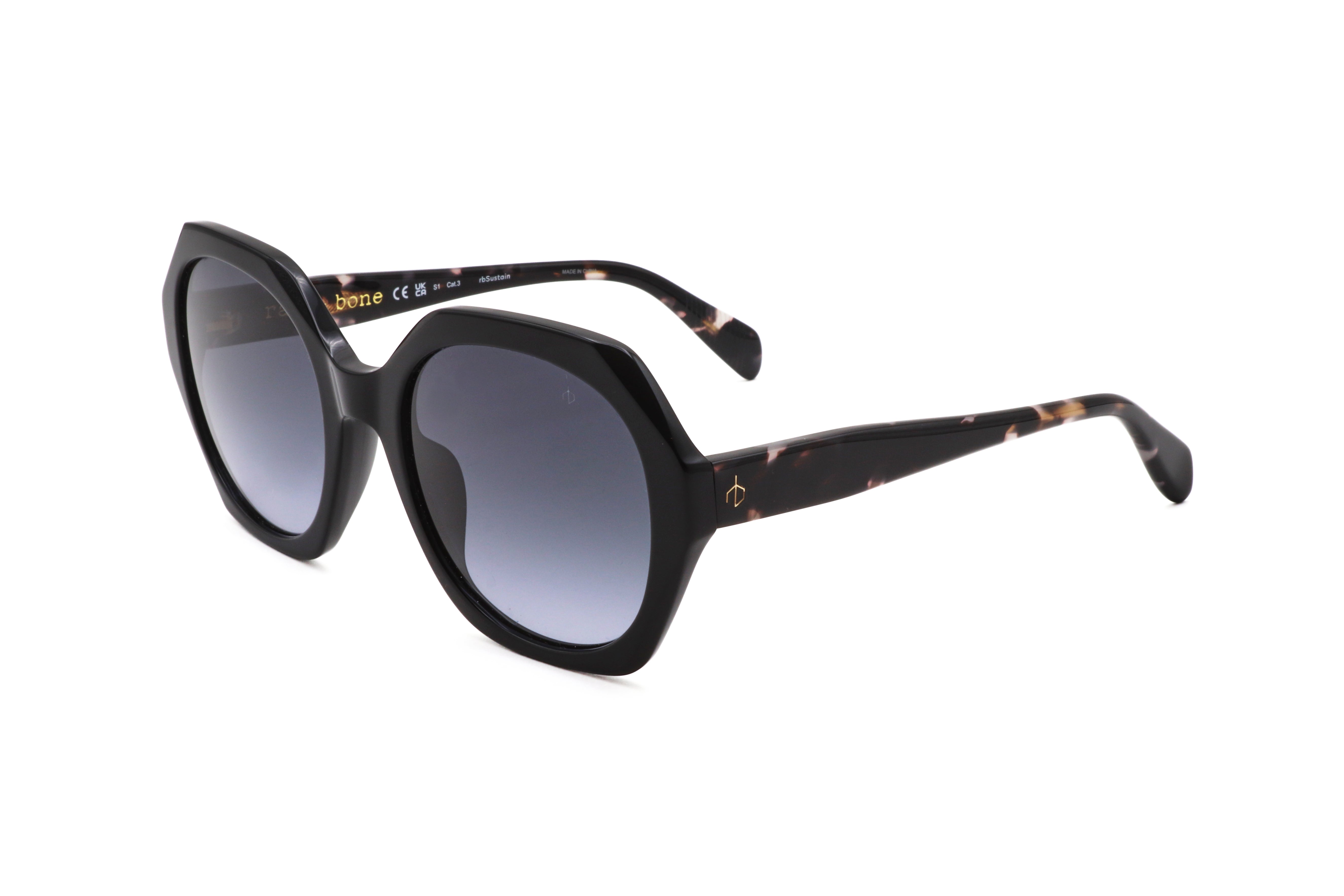Rag & Bone Women's 55mm Black Sunglasses RNB1078-S-807-55
