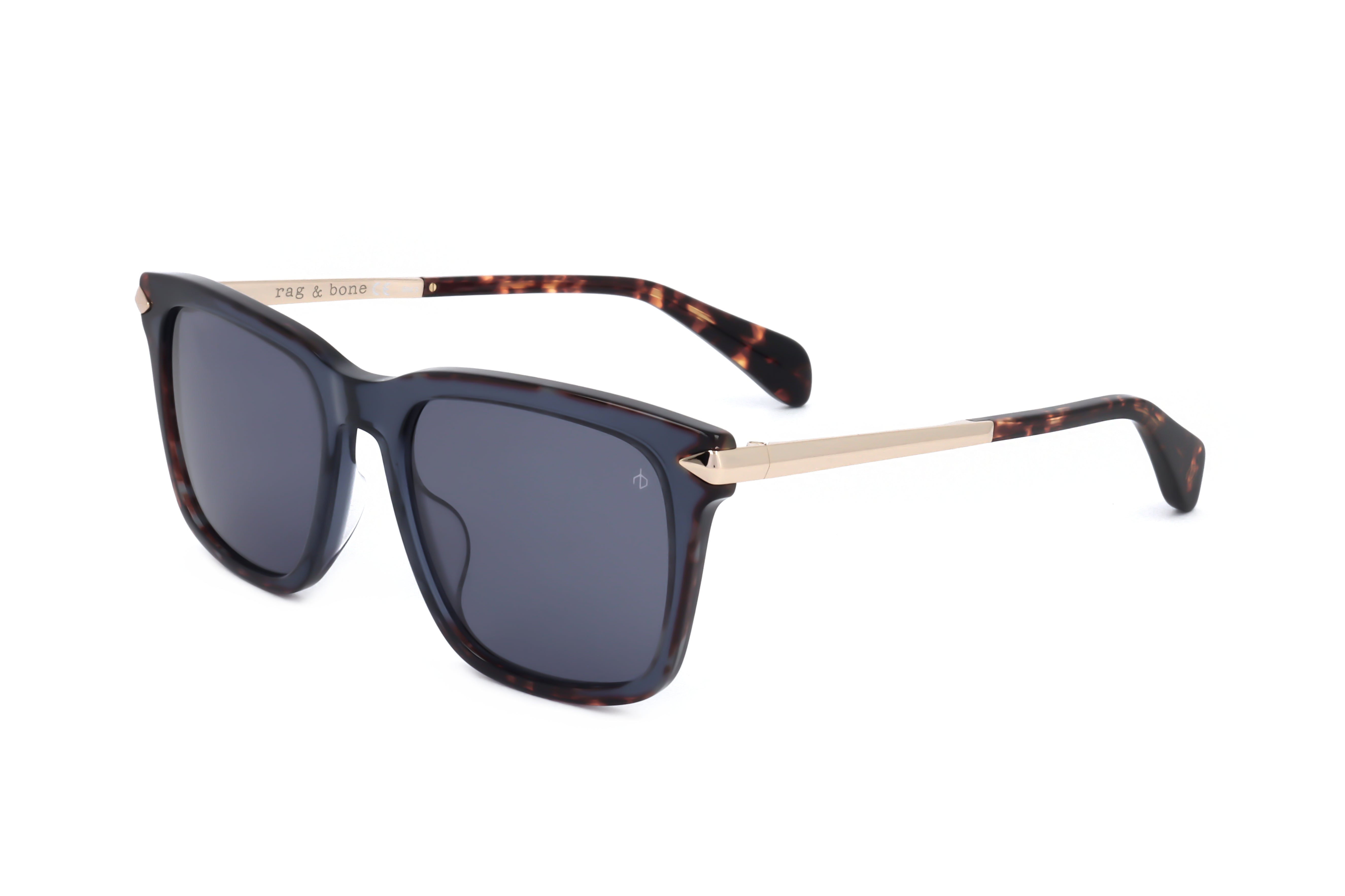 Rag & Bone Men's 53mm Blue Havana Sunglasses RNB5044-S-JBW-53