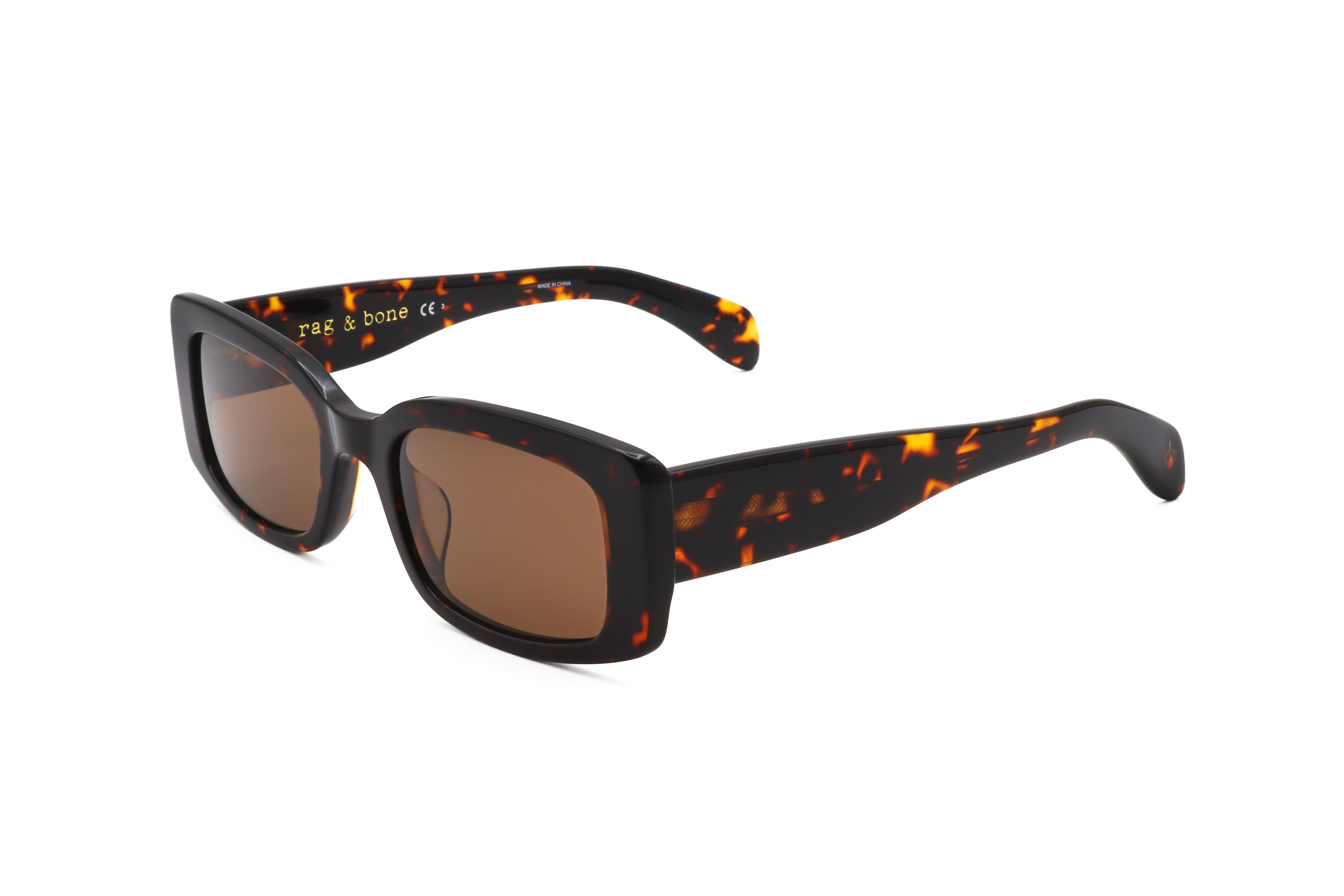 Rag & Bone Unisex 52mm Havana Sunglasses RNB6002-S-086-52