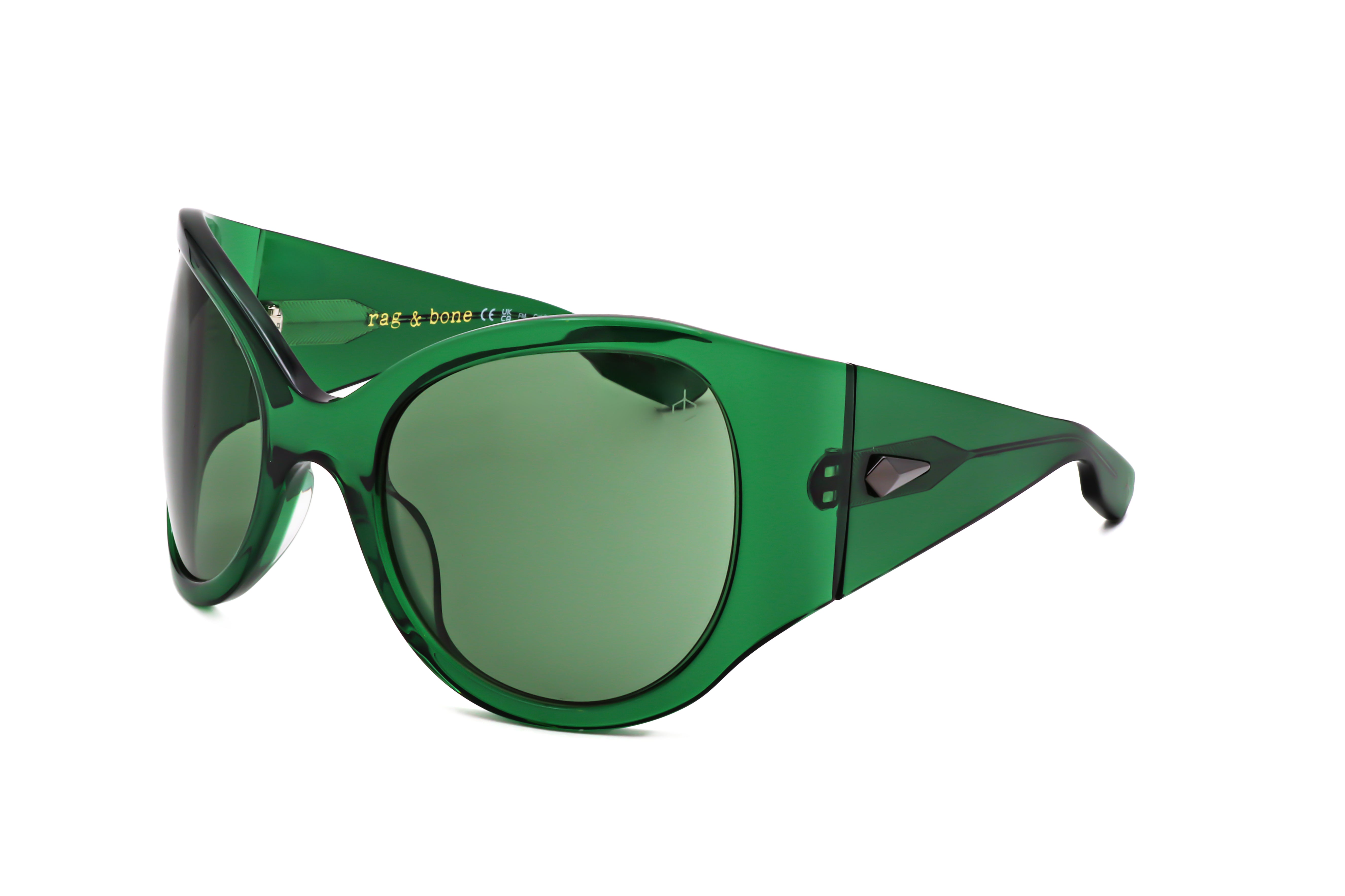 Rag & Bone Women's 56mm Green Sunglasses RNB6004-S-1ED-56