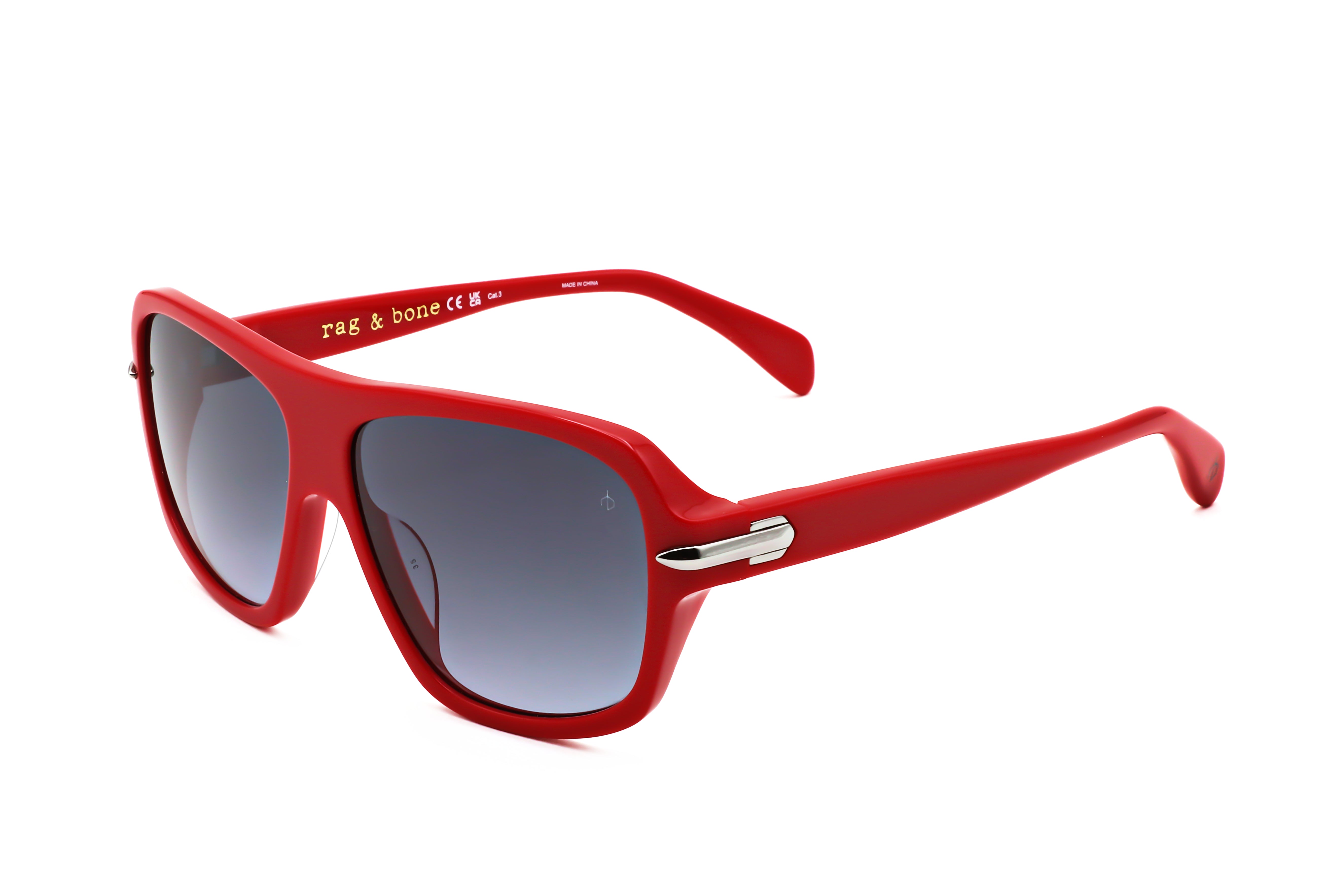 Rag & Bone Unisex 57mm Red Sunglasses RNB6005-S-C9A-57