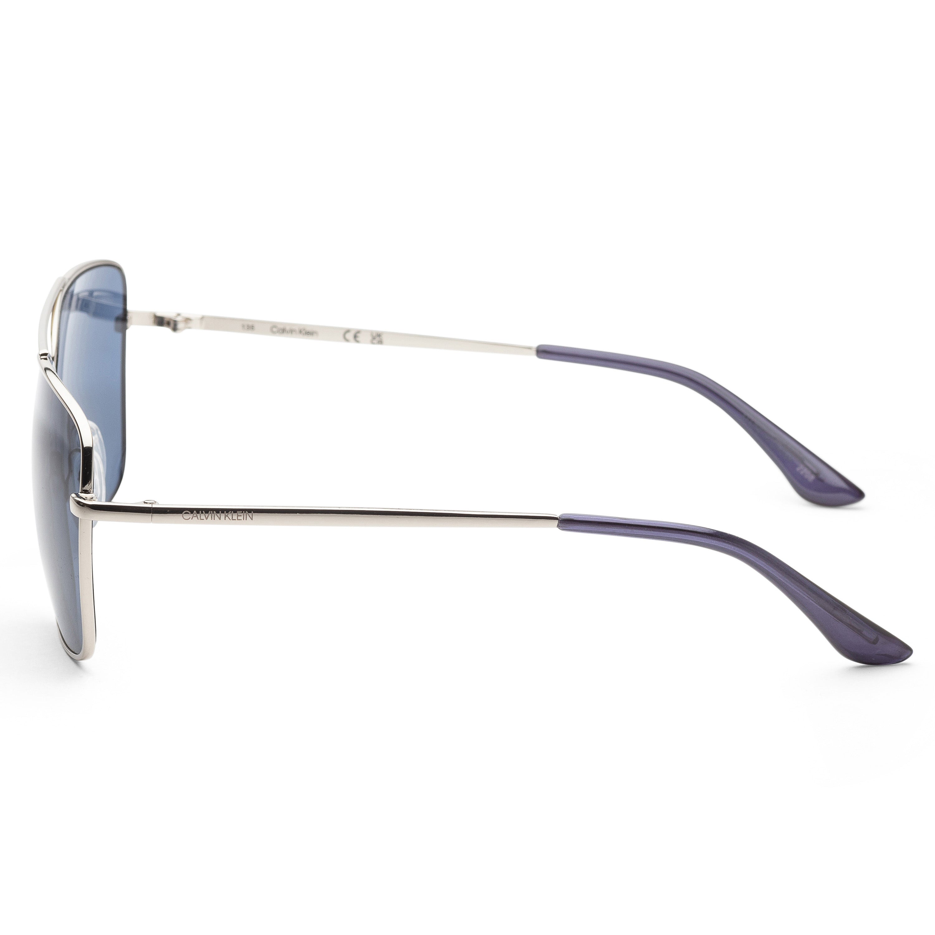 Calvin Klein Unisex 57mm Silver Sunglasses CK19136SN-045
