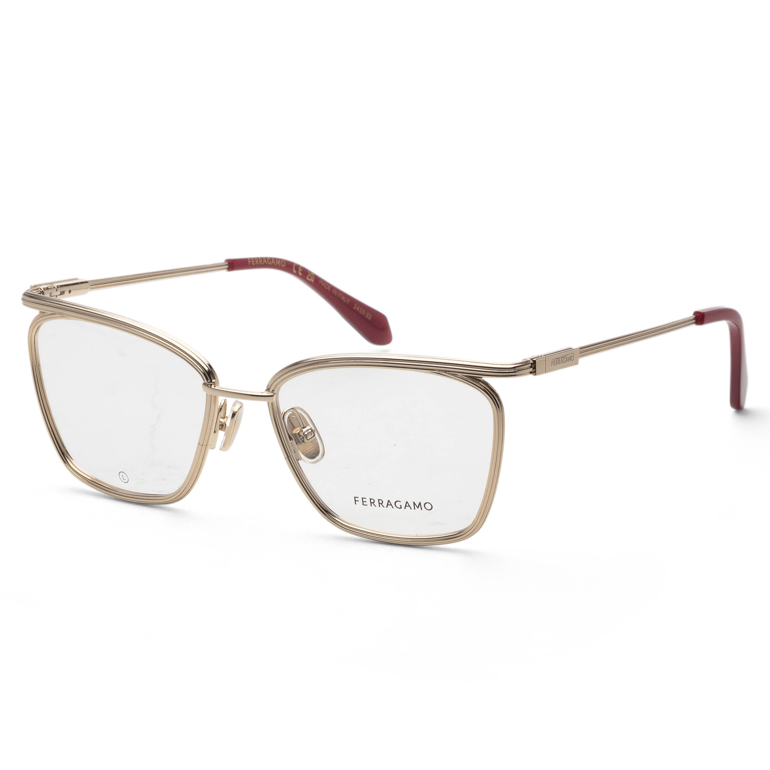 Ferragamo Women's 55mm Gold Eyeglasses SF2235-710-55