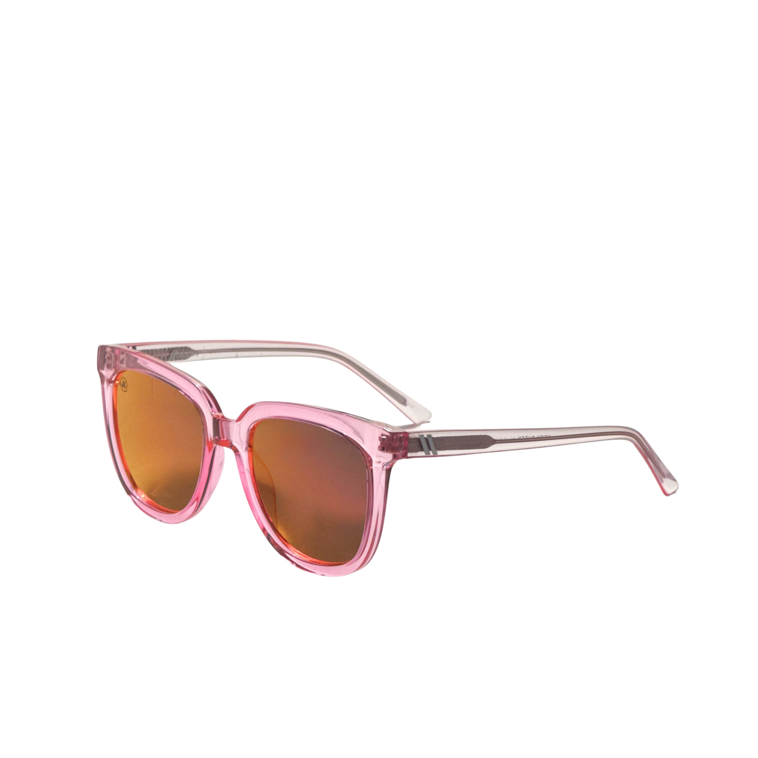 Blenders Women's Grove 53mm Gloss Crystal Pink Polarized Sunglasses 206019KER530F