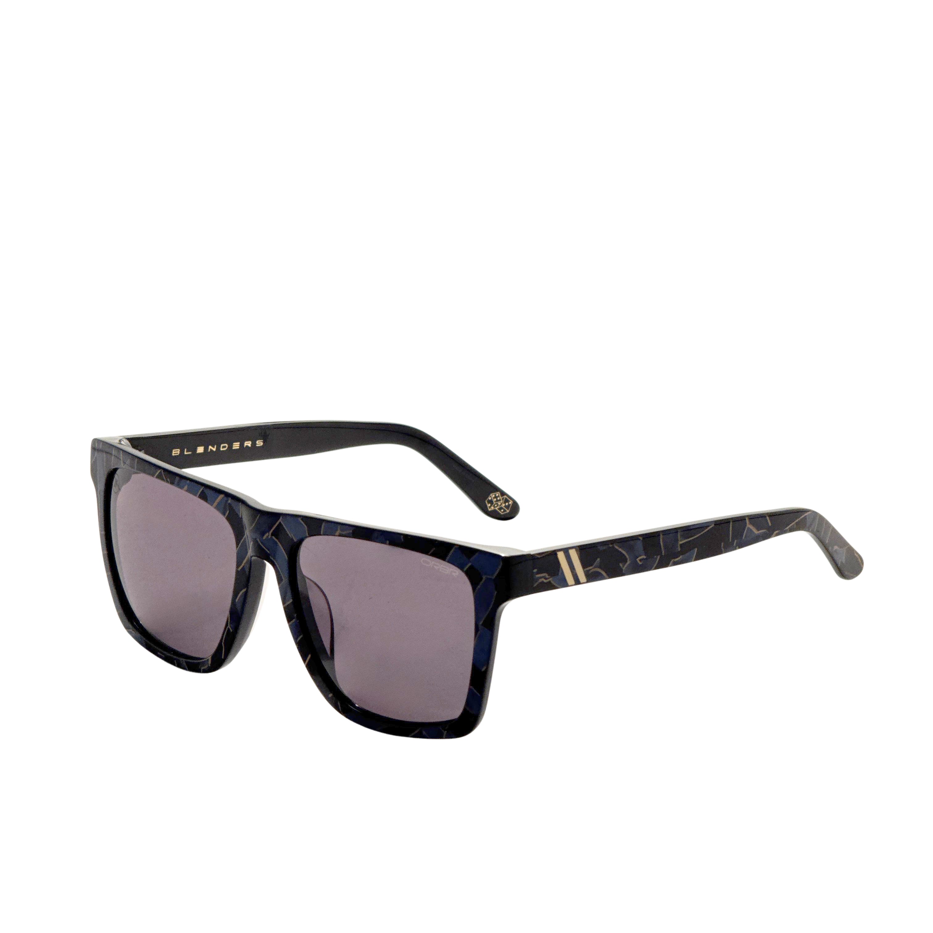 Blenders Unisex Romeo 54mm Blue Tortoise Polarized Sunglasses 206037JBW54M9