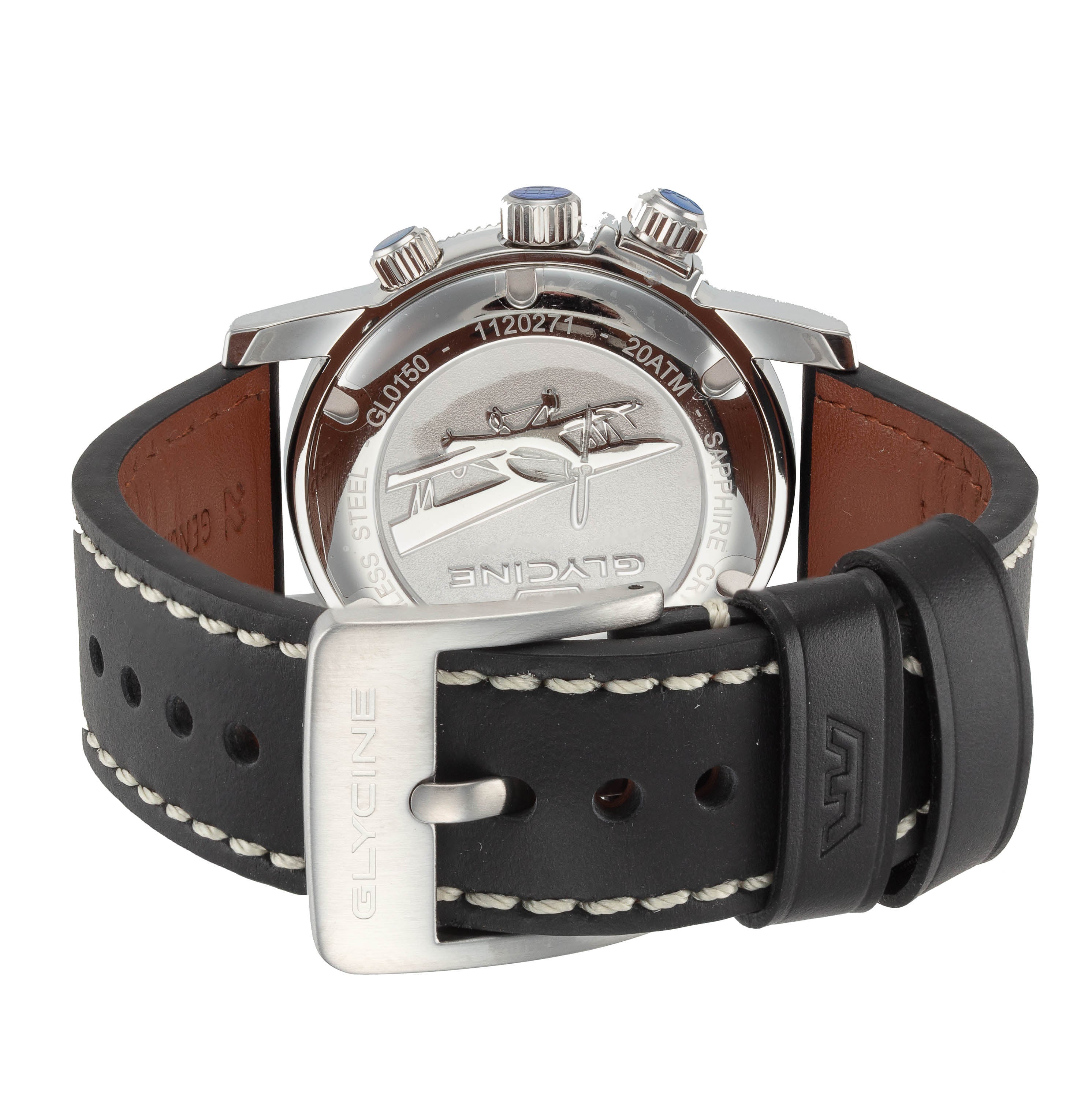 Glycine Men's Airman GMT Quartz 42mm GMT Watch GL0150