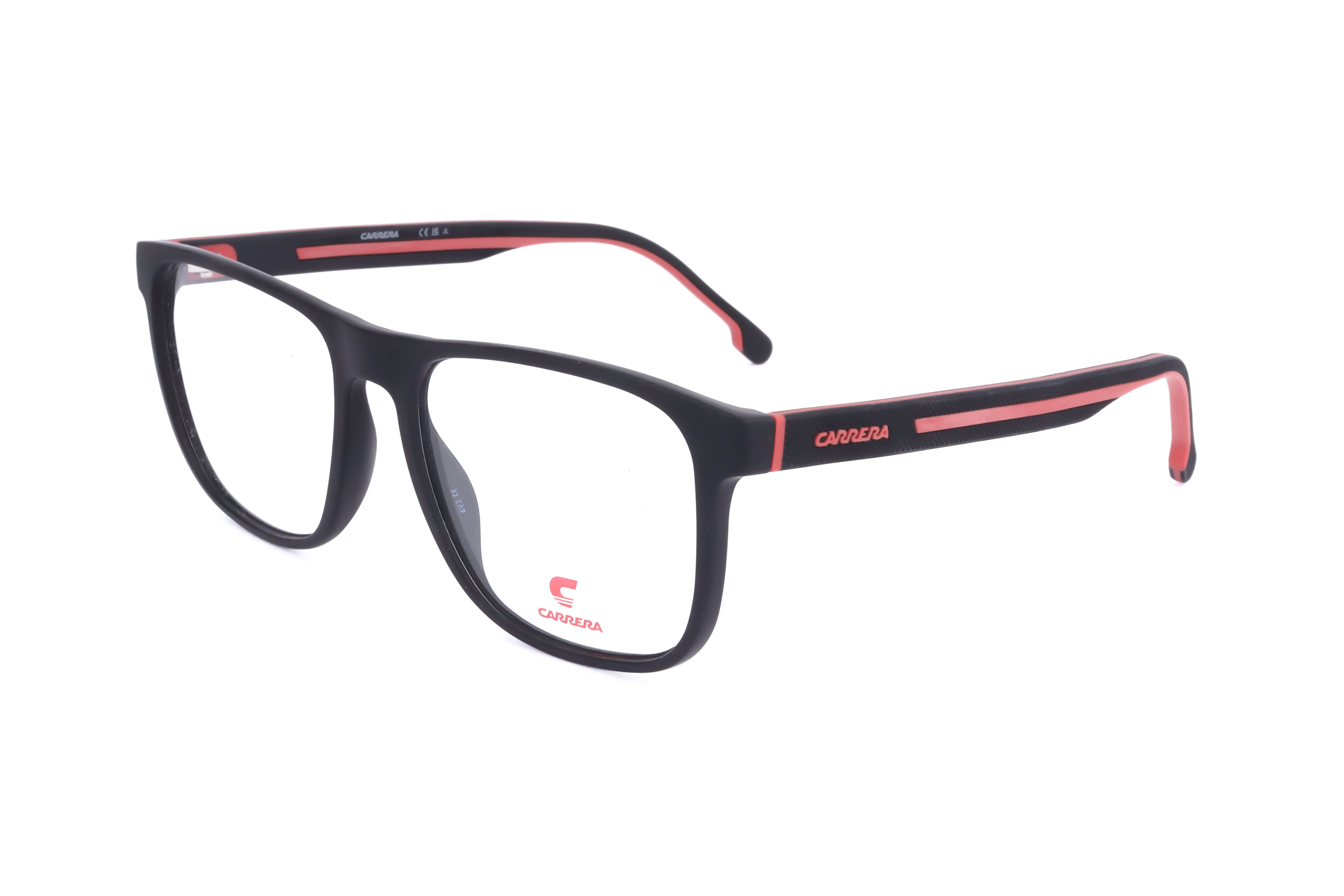 Carrera Men's 55 mm Matte Black Red Eyeglasses CARRERA8892-BLX-55