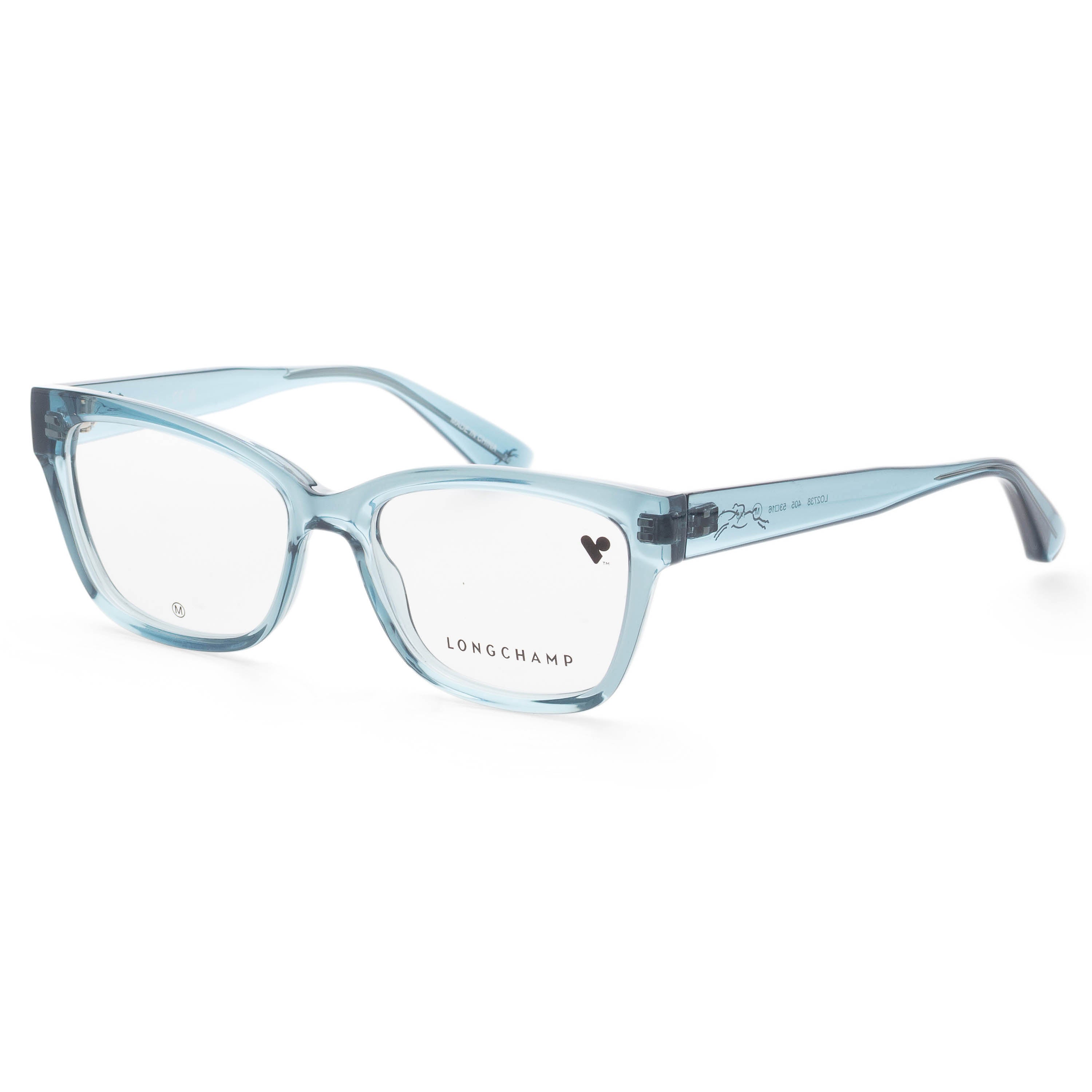 Longchamp Women's 53mm Transparent Avio Blue Eyeglasses LO2738-405