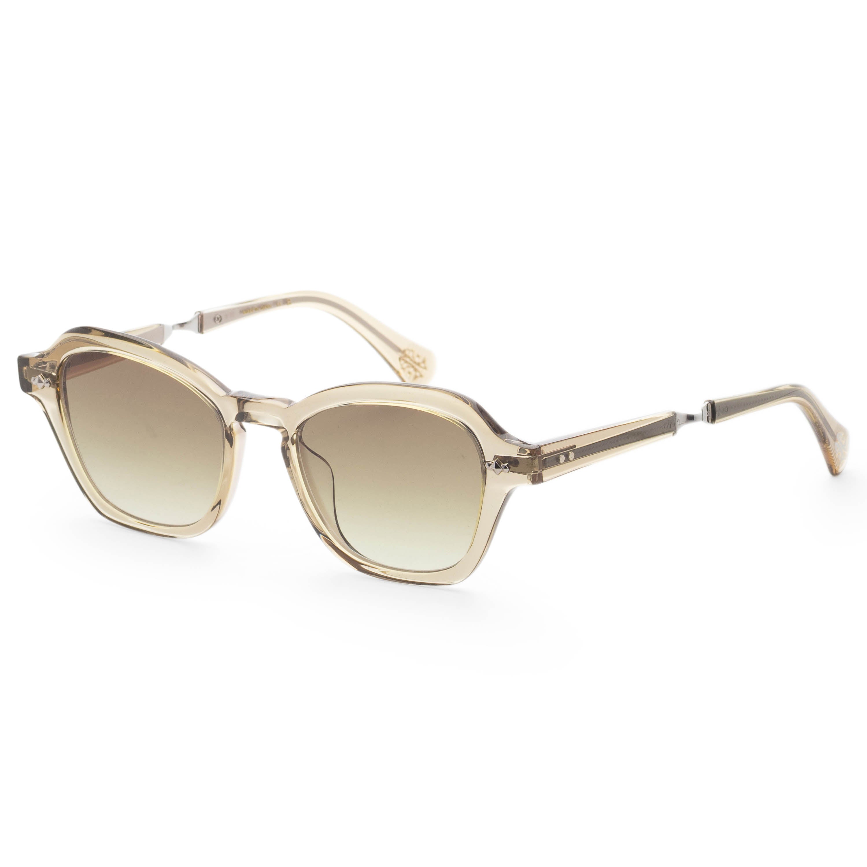 Garrett Leight Women's RELL 50mm Olivine Platinum Sunglasses ML2055