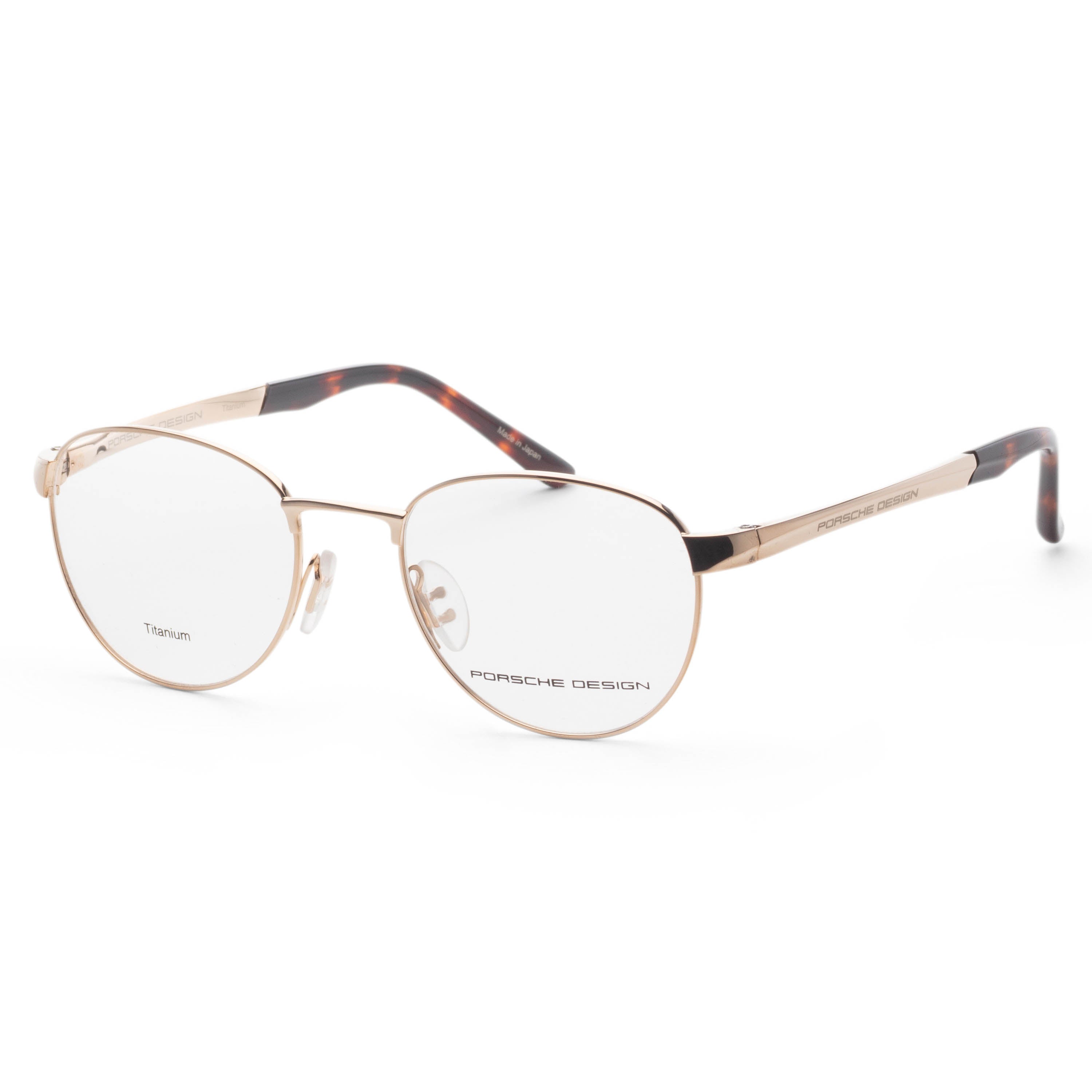 Porsche Design Unisex 52mm Gold Eyeglasses P836950B