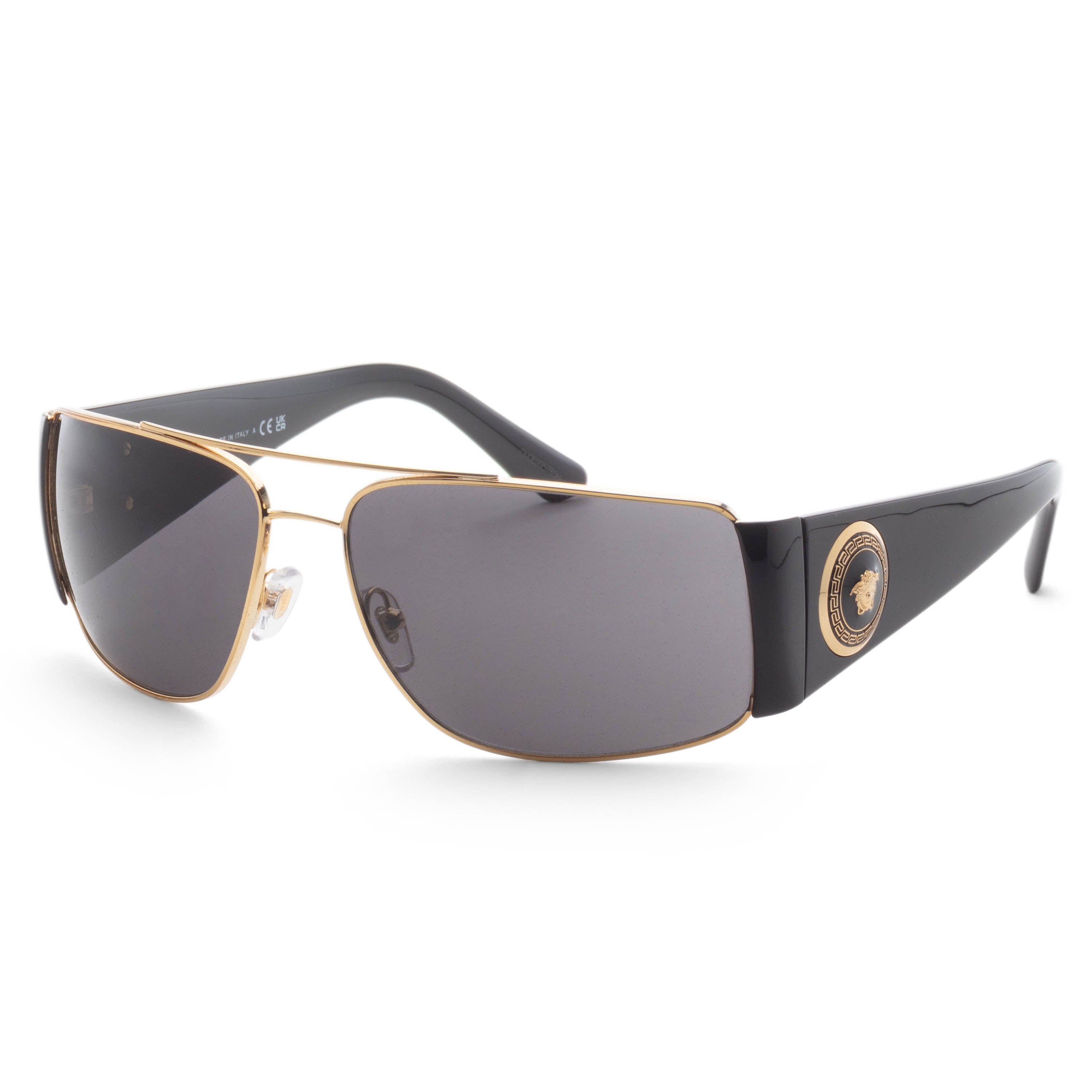 Versace Men's 63mm Gold Sunglasses VE2163-100287-63