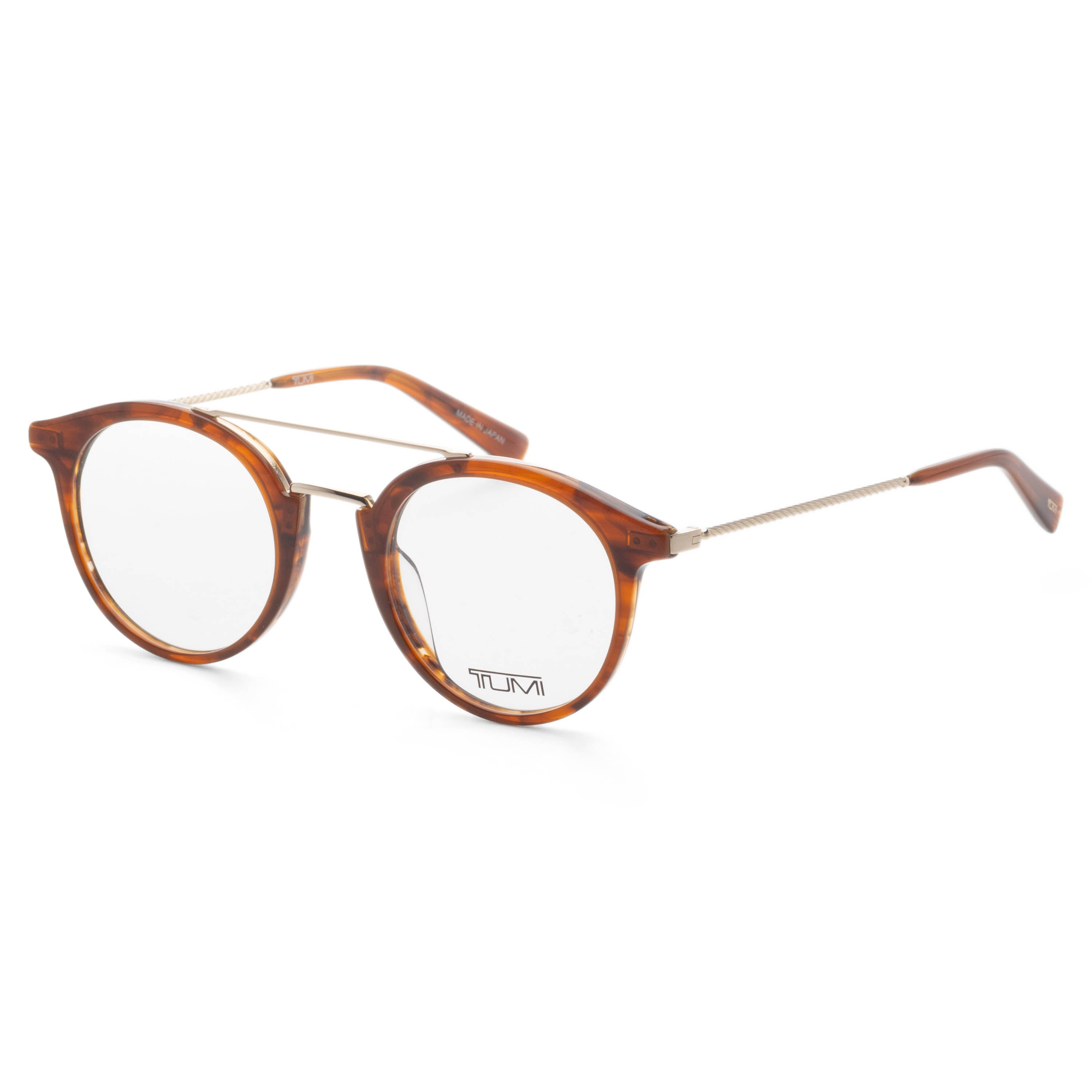 Tumi Unisex 48mm Brown Eyeglasses VTU0224803BQ