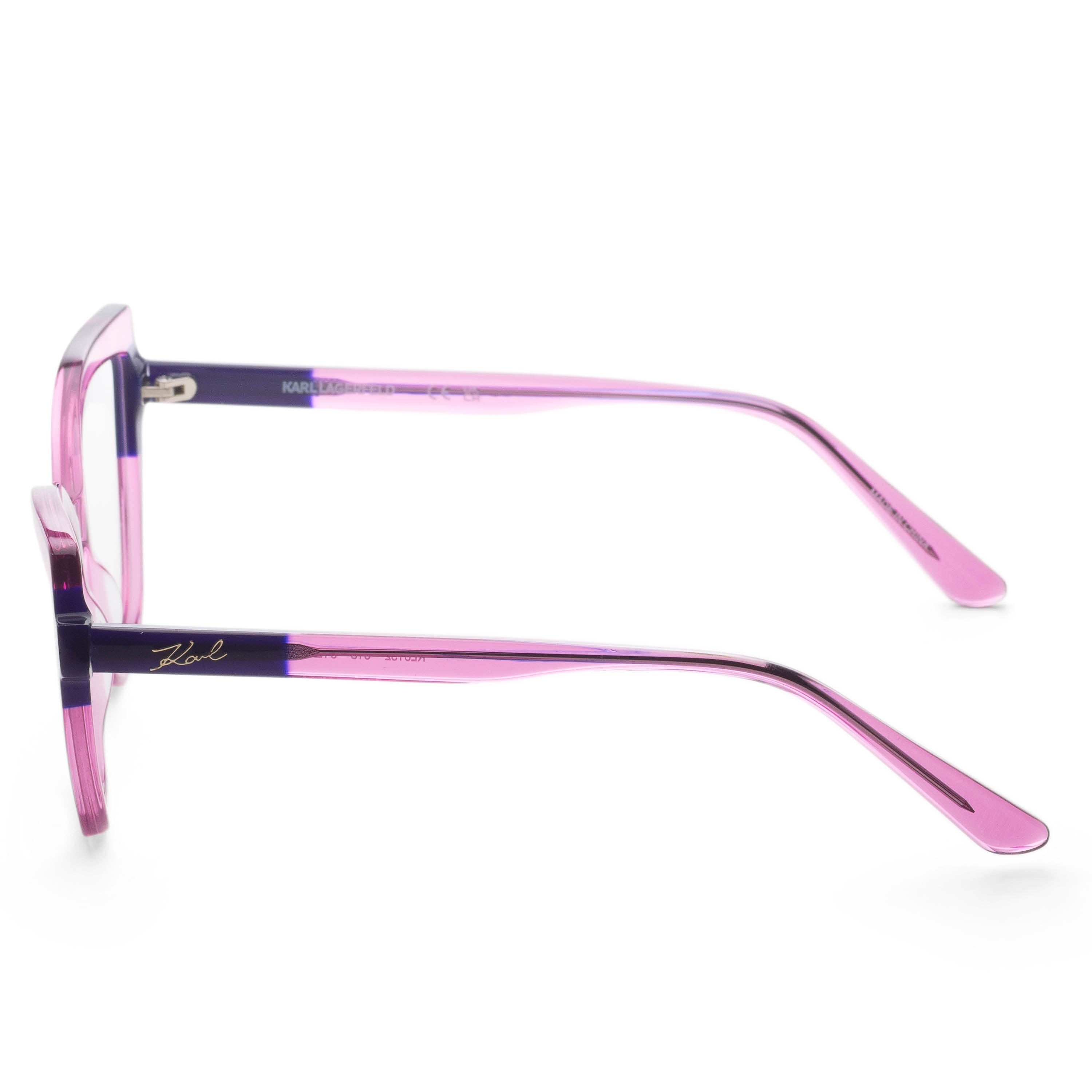 Karl Lagerfeld Women's 54mm Transparent Pink Blue Eyeglasses KL6132-613