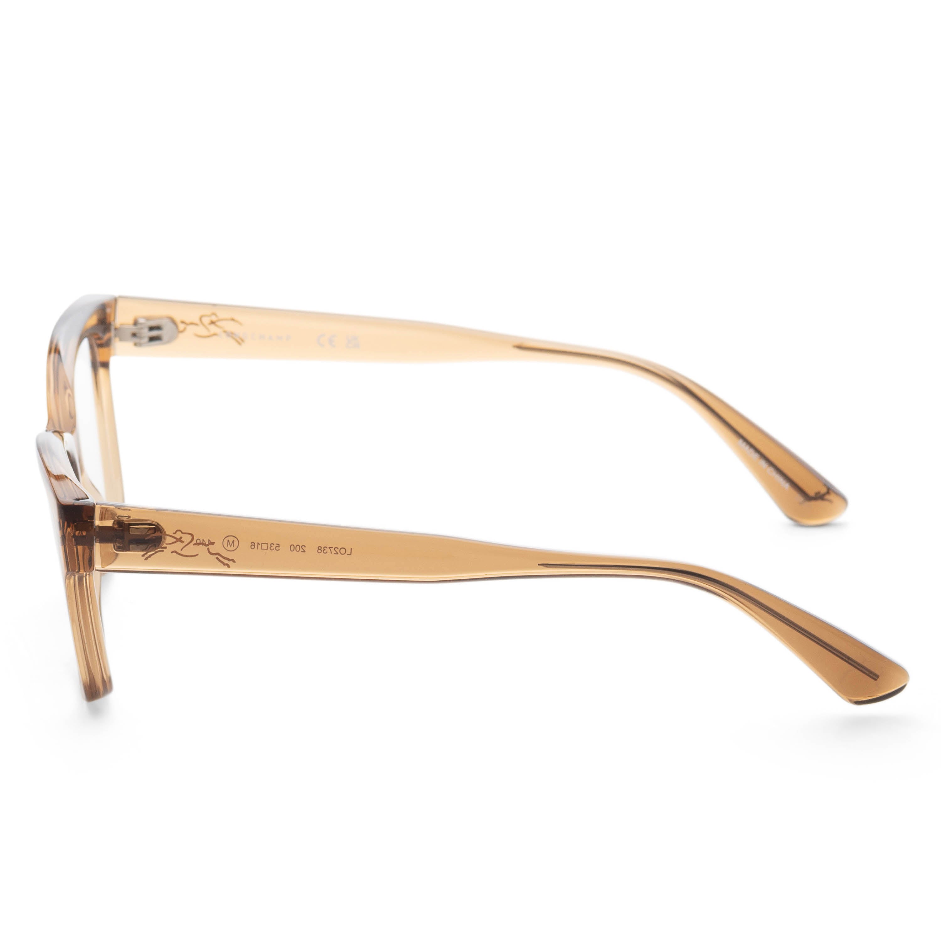 Longchamp Women's 53mm Transparent Green Brown Eyeglasses LO2738-200