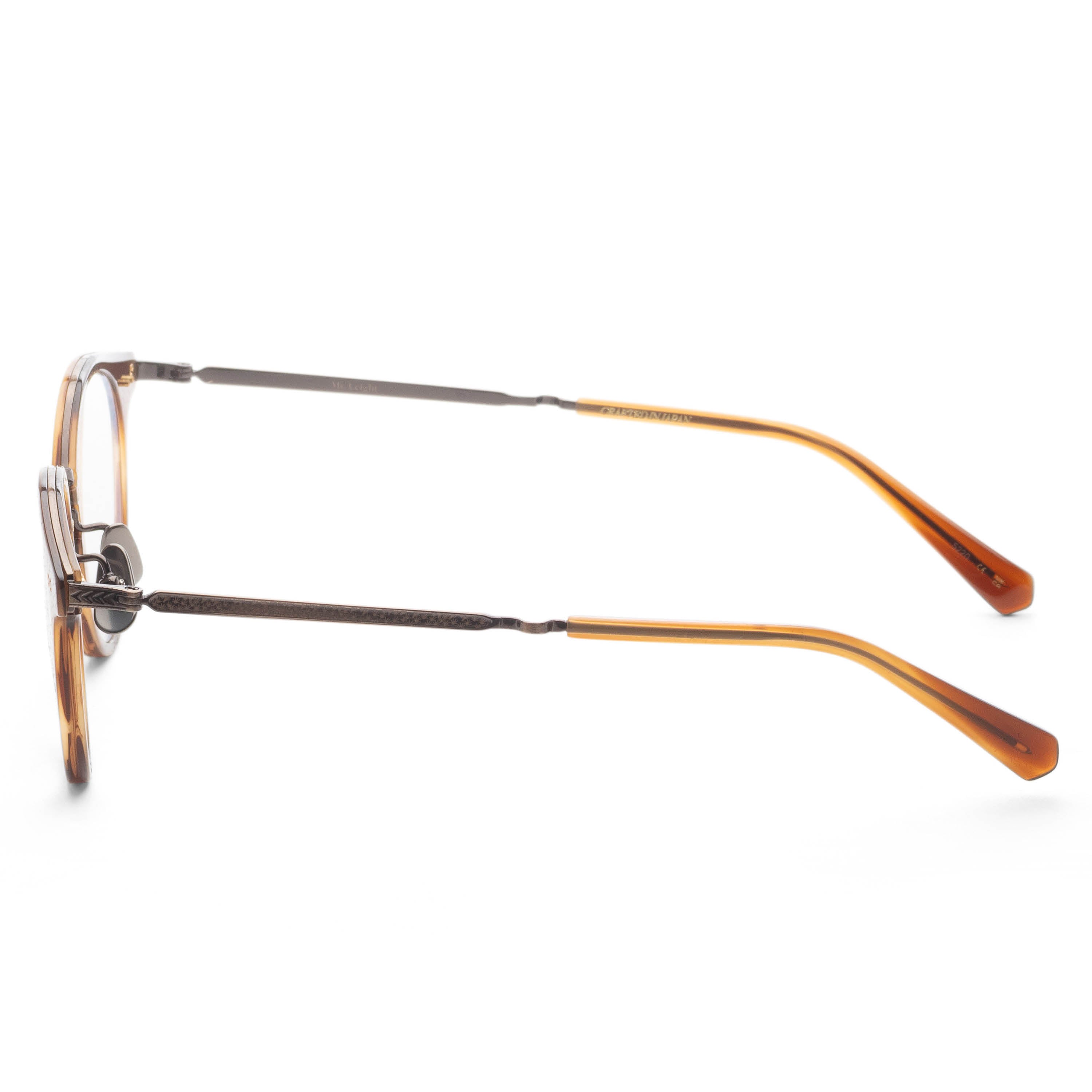 Garrett Leight Unisex MARMONT 46mm Beachwood Eyeglasses ML3038-46-BW-ATG