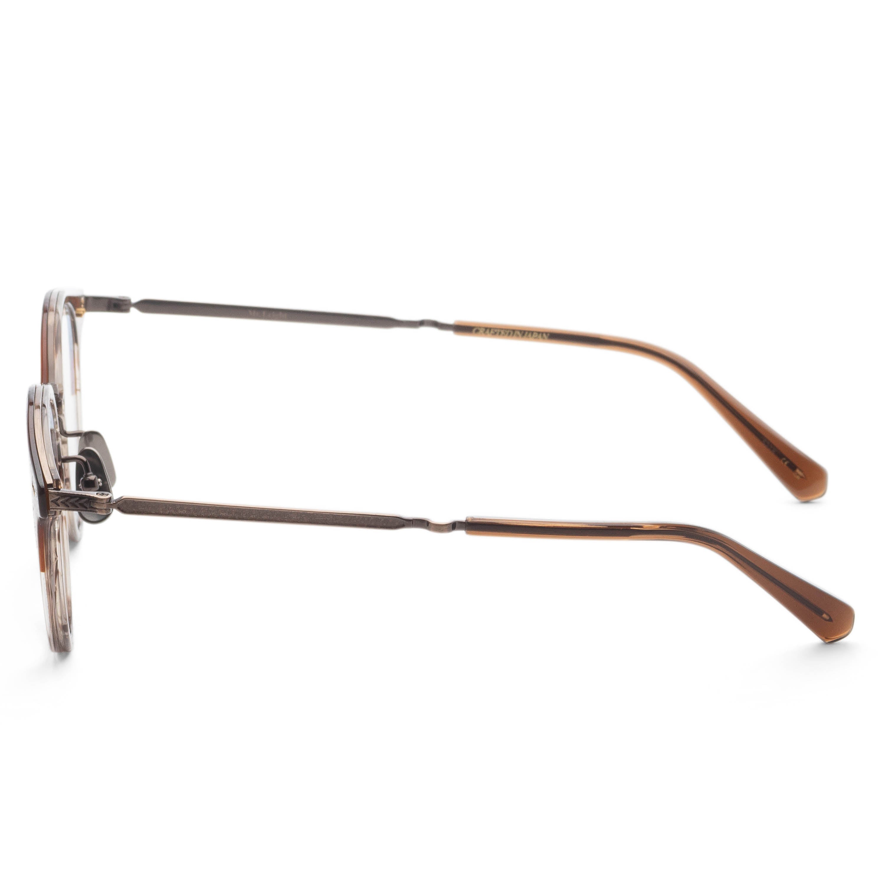 Garrett Leight Unisex MARMONT 46mm Mahogany Fade Eyeglasses ML3038-46-MAF-ATG