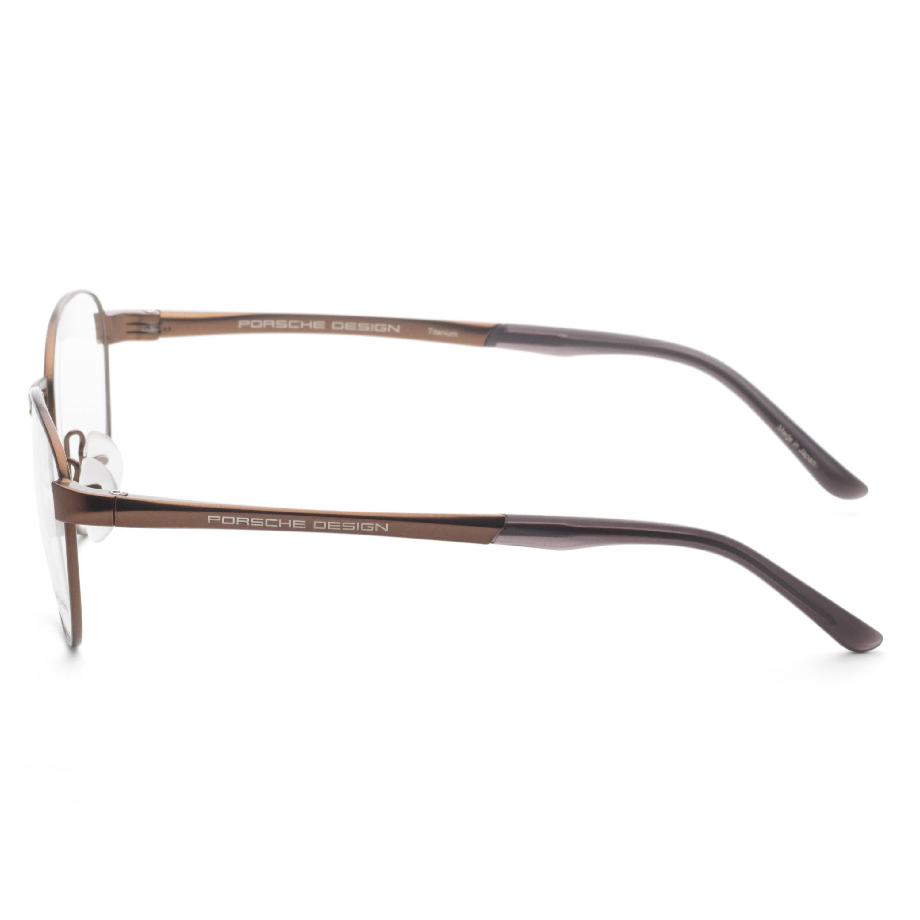 Porsche Design Unisex 50mm Brown Eyeglasses P836950D