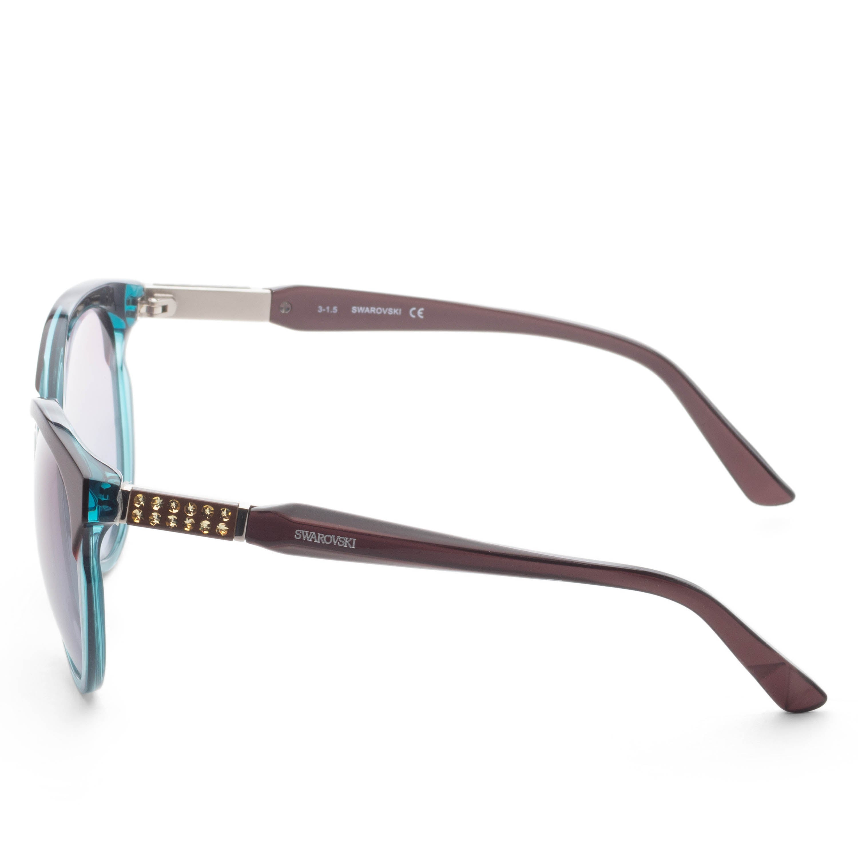 Swarovski Women's 58 mm Turquoise Gradient Sunglasses SK0081F-5889T