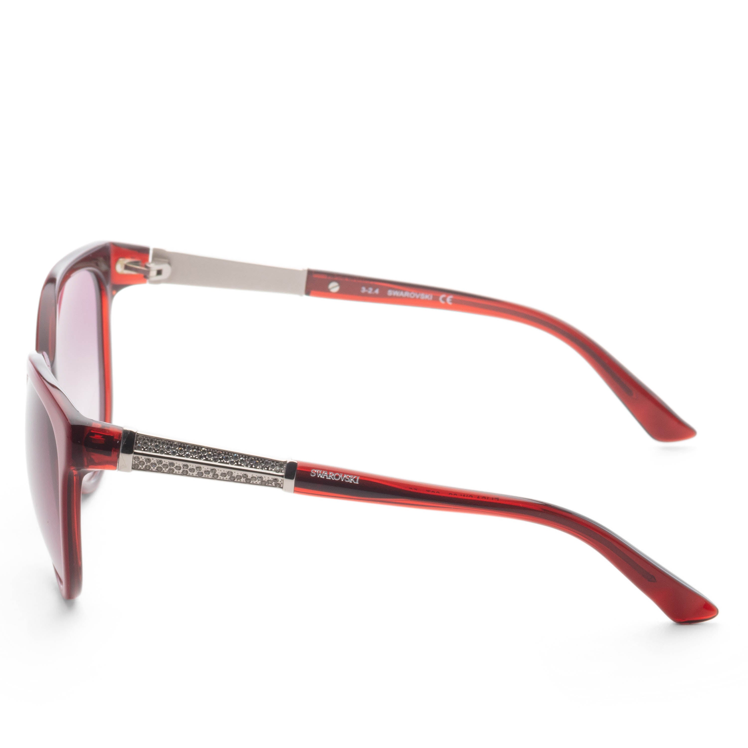 Swarovski Women's 55 mm Bright Red Sunglasses SK0082-5566T