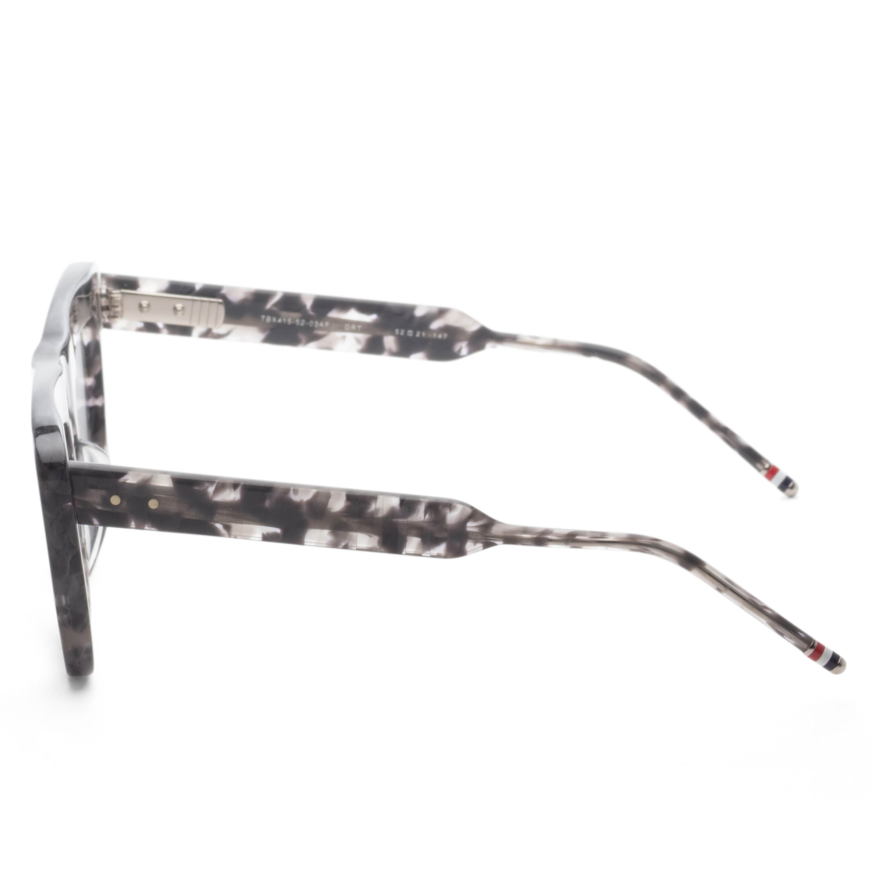 Thom Browne Unisex Novelty 52mm Grey Tortoise Eyeglasses TBX415-5203AF