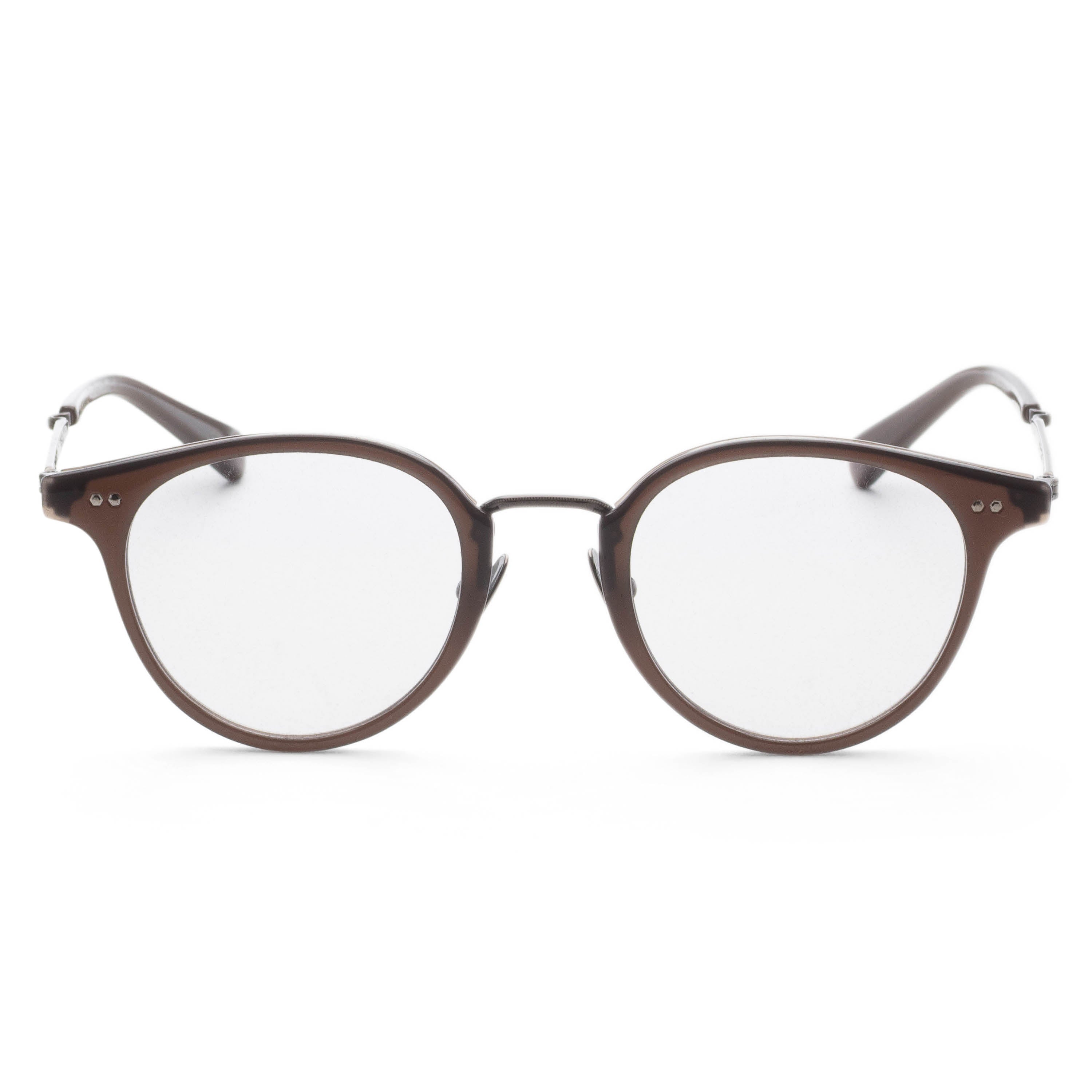 Garrett Leight Unisex MARMONT 46mm Truffle Eyeglasses ML3038-46-TRU-PW