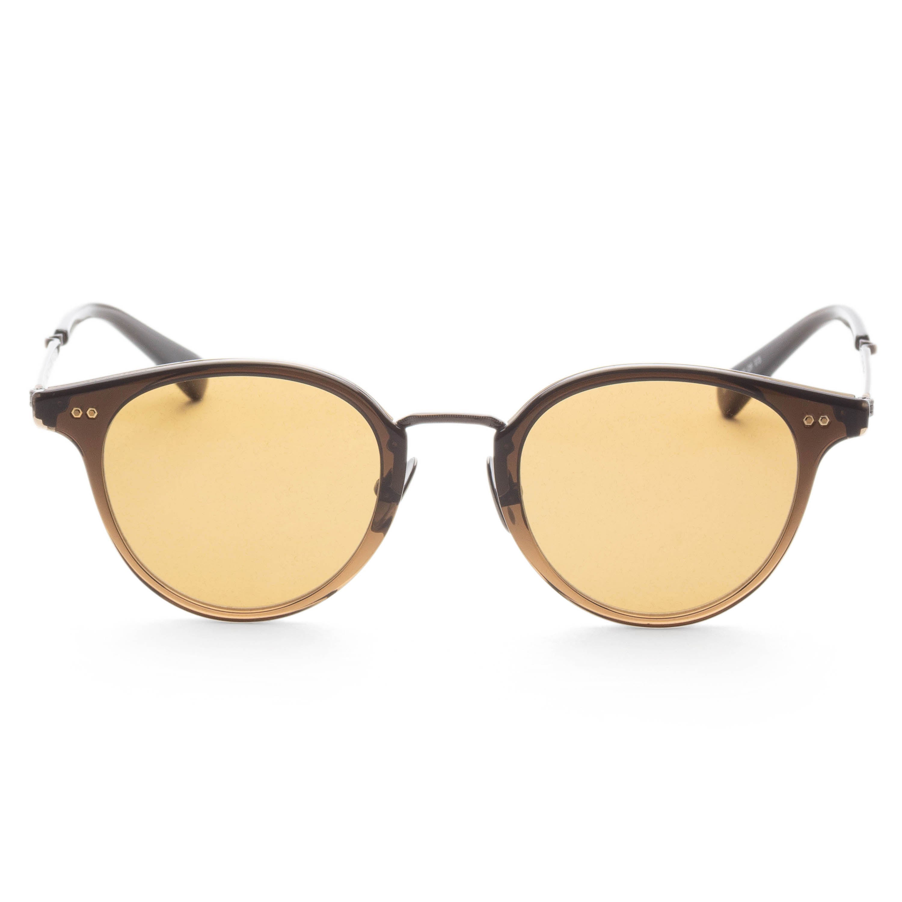 Garrett Leight Unisex MARMONT COMBO S 46mm Truffle Sunglasses ML4038