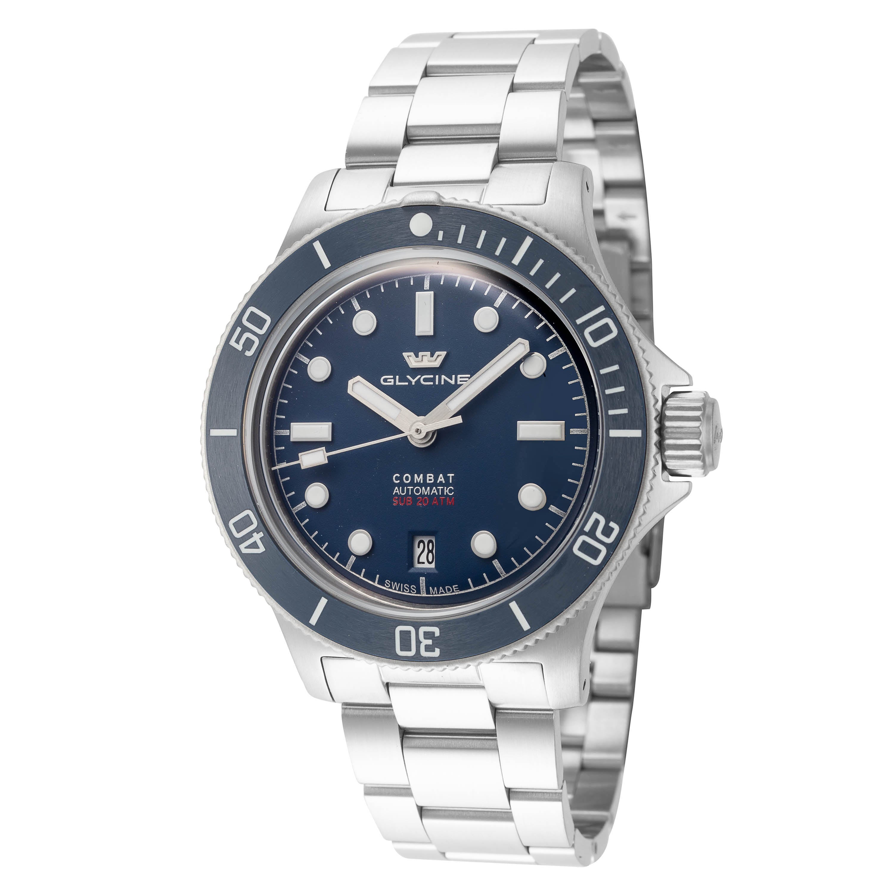 Glycine Men's Combat Sub Box Ceramic 41mm Automatic Watch GL0523