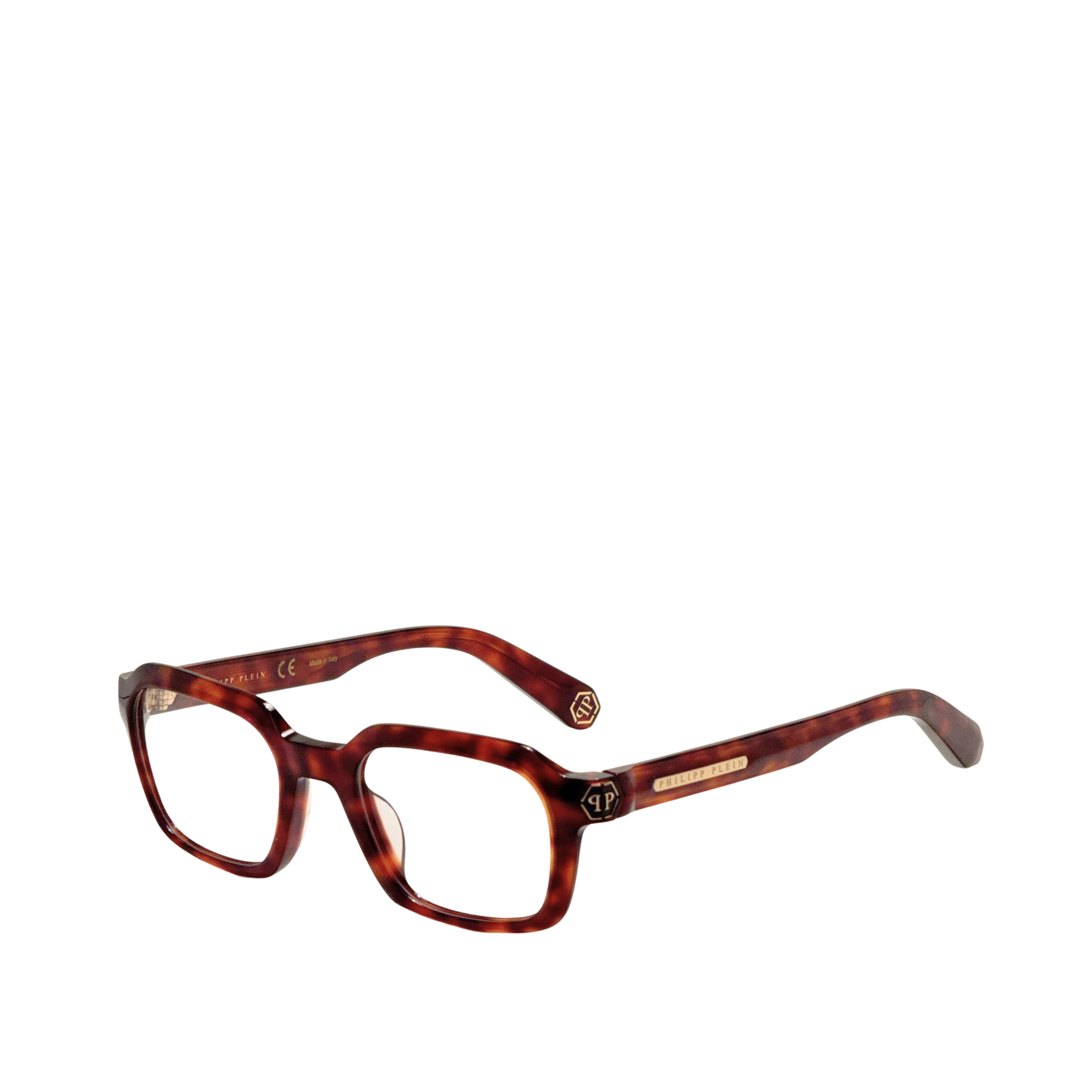 Philipp Plein Men's 52mm Shiny Havana Eyeglasses VPP083M520C10