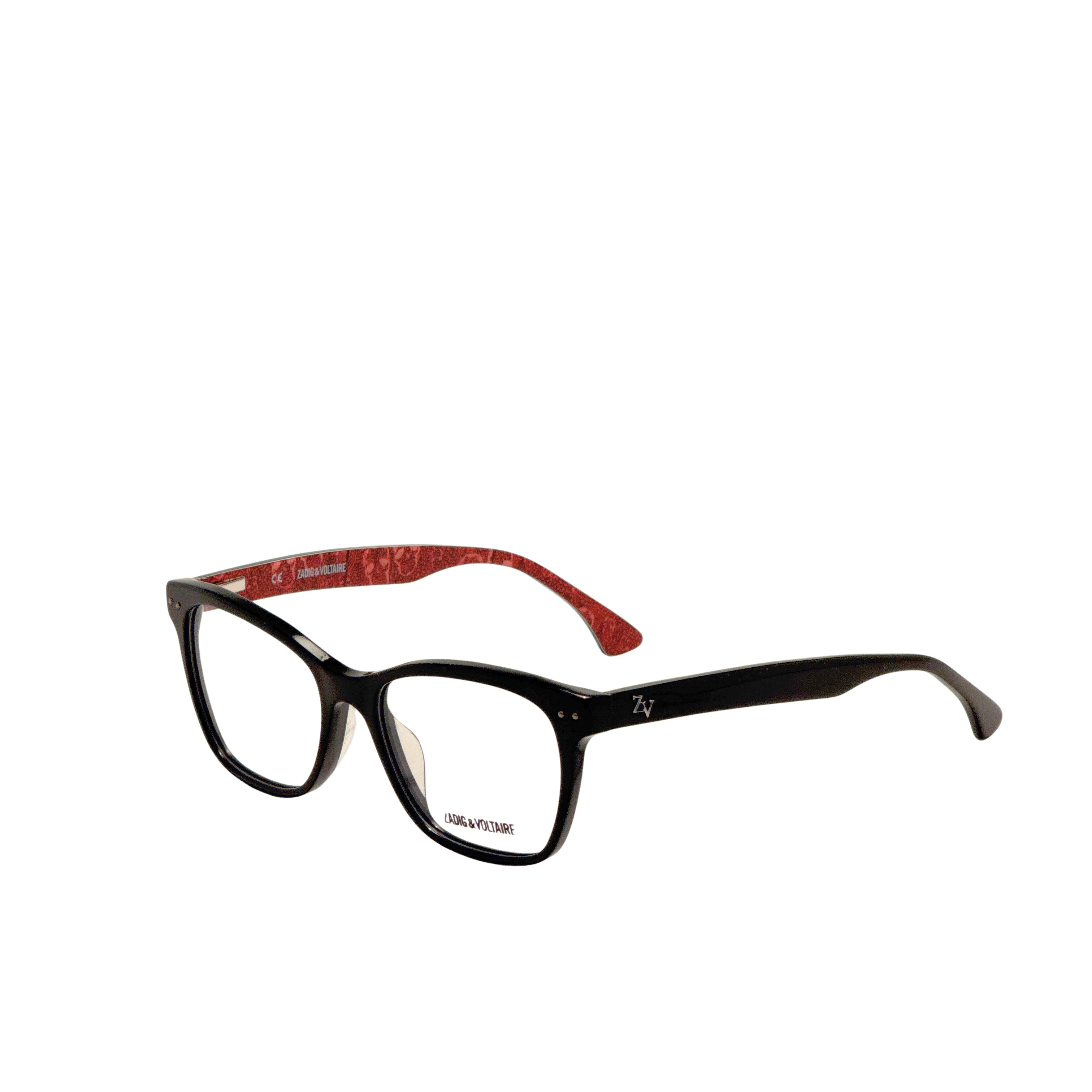 Zadig & Voltaire Men's 51mm Black Eyeglasses VZV020510700