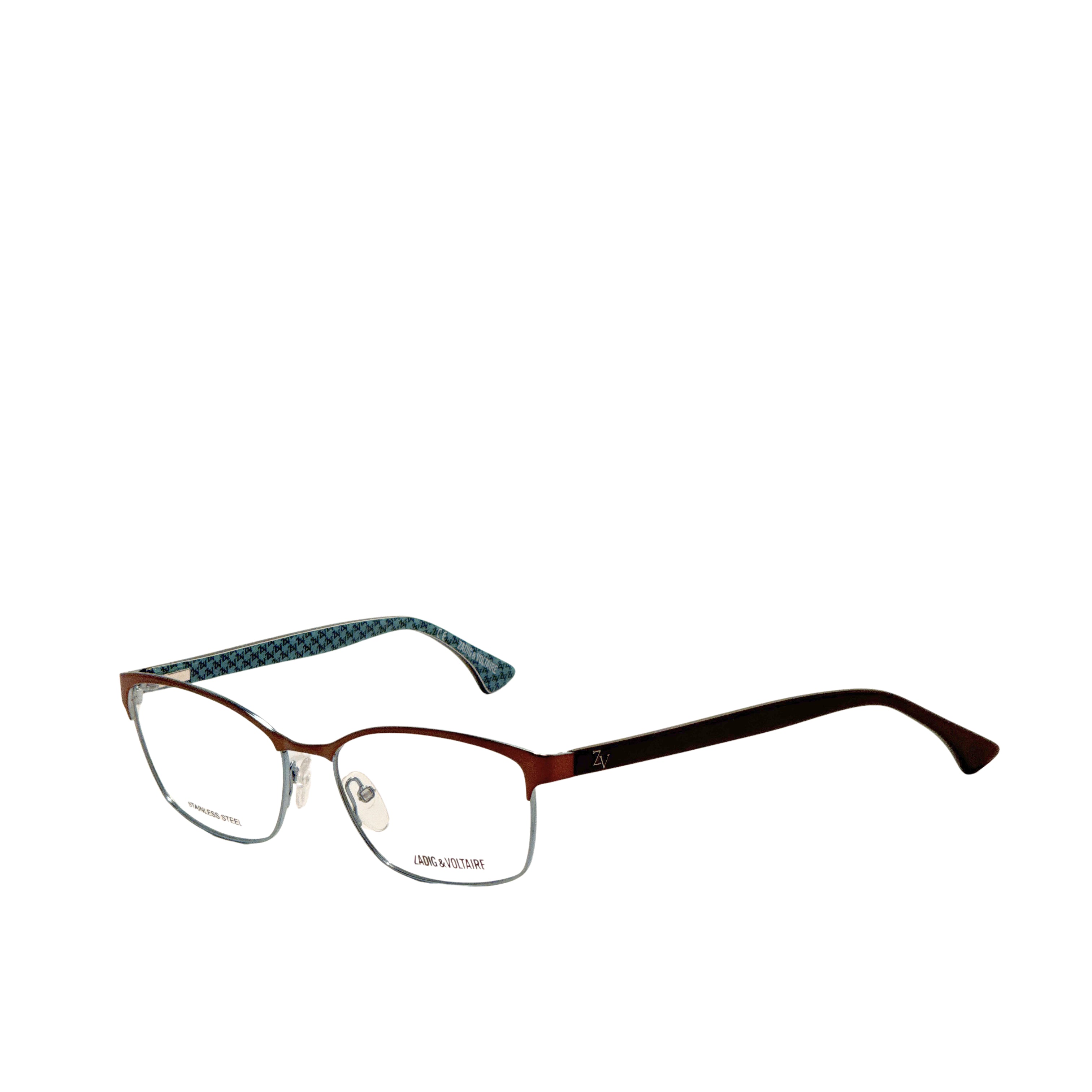 Zadig & Voltaire Women's 55mm Brown Blue Eyeglasses VZV022550666