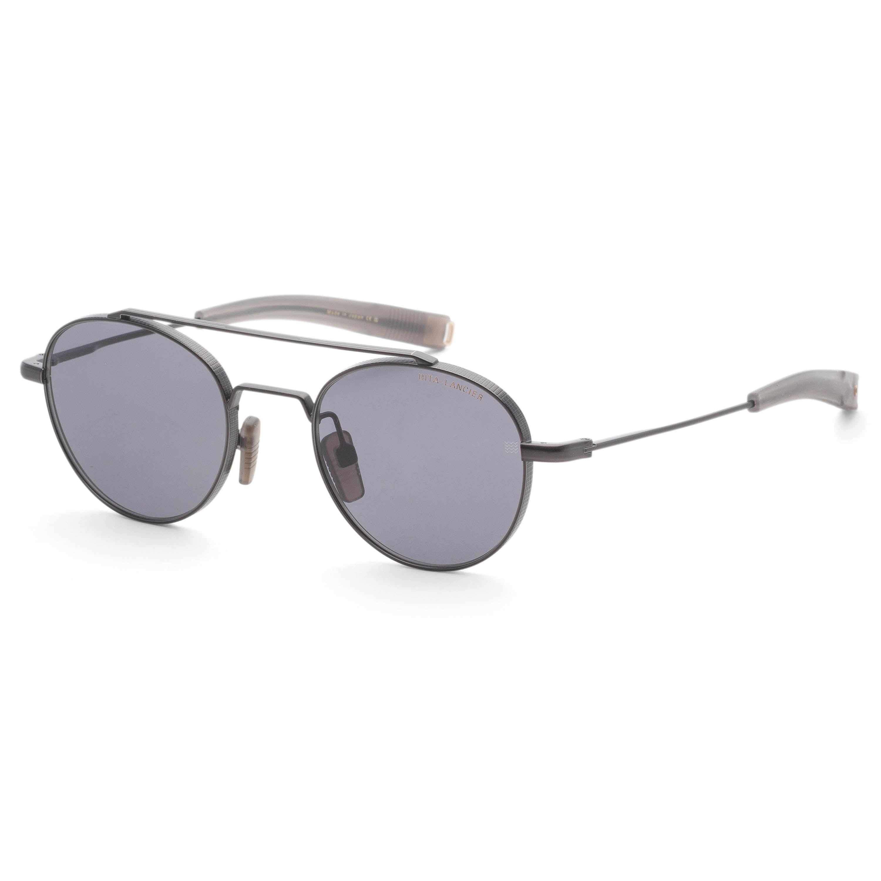 Dita Lancier Men's 50 mm Sunglasses Black Gunmetal Polarized DLS103-50-04