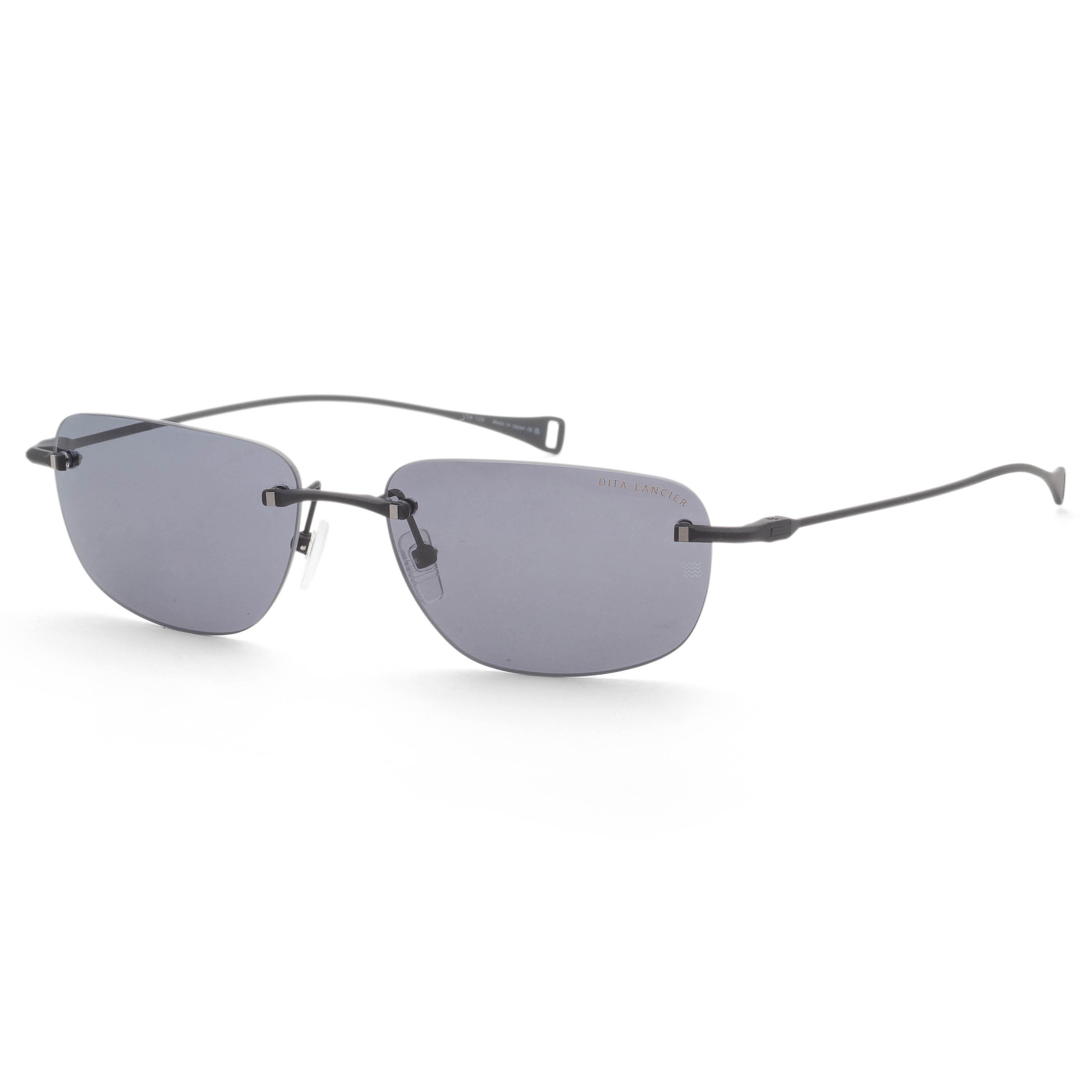 Dita Men's Lancier 56mm Matte Black Polarized Sunglasses DLS120-A-03